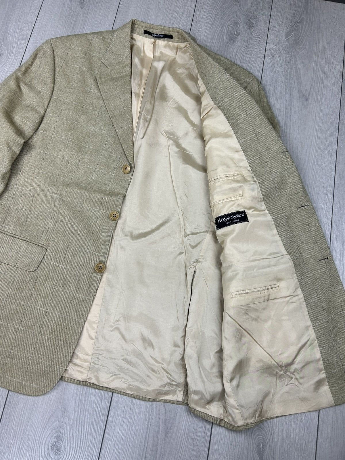 Vintage × Yves Saint Laurent Yves Saint Laurent Vintage Blazer size 52R Size 52R - 6 Thumbnail
