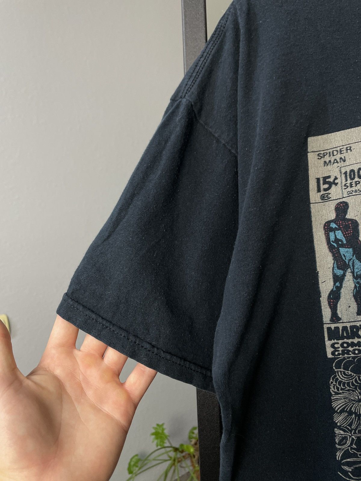 Marvel Comics Vintage Y2K Marvel Spider Man Tee Face Humor Print Band Tshi Size US L / EU 52-54 / 3 - 5 Thumbnail