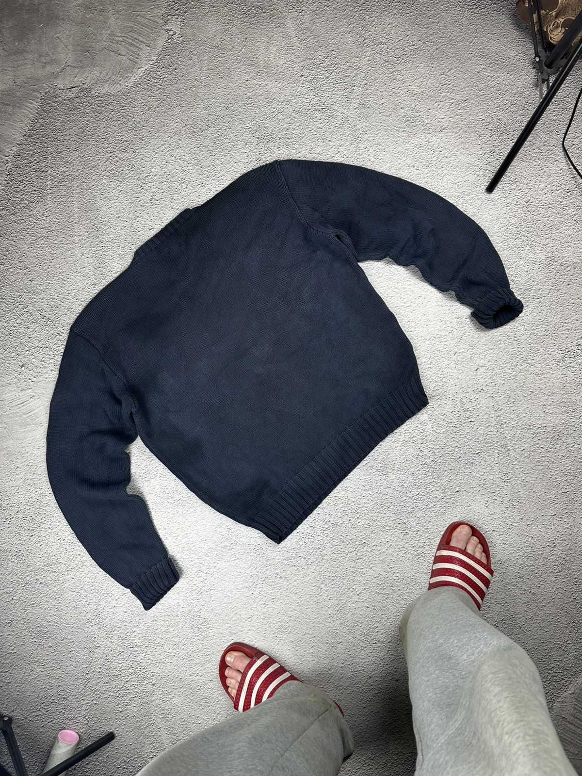 Polo Ralph Lauren Vintage Polo by Ralph Lauren Knitwear Sweater Faded Y2K SK8 Size US M / EU 48-50 / 2 - 2 Thumbnail