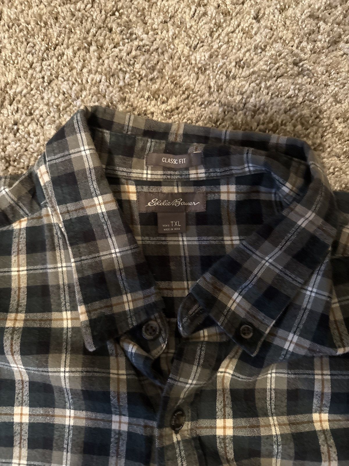 Eddie Bauer Eddie Bauer Flannel Size US XL / EU 56 / 4 - 3 Thumbnail