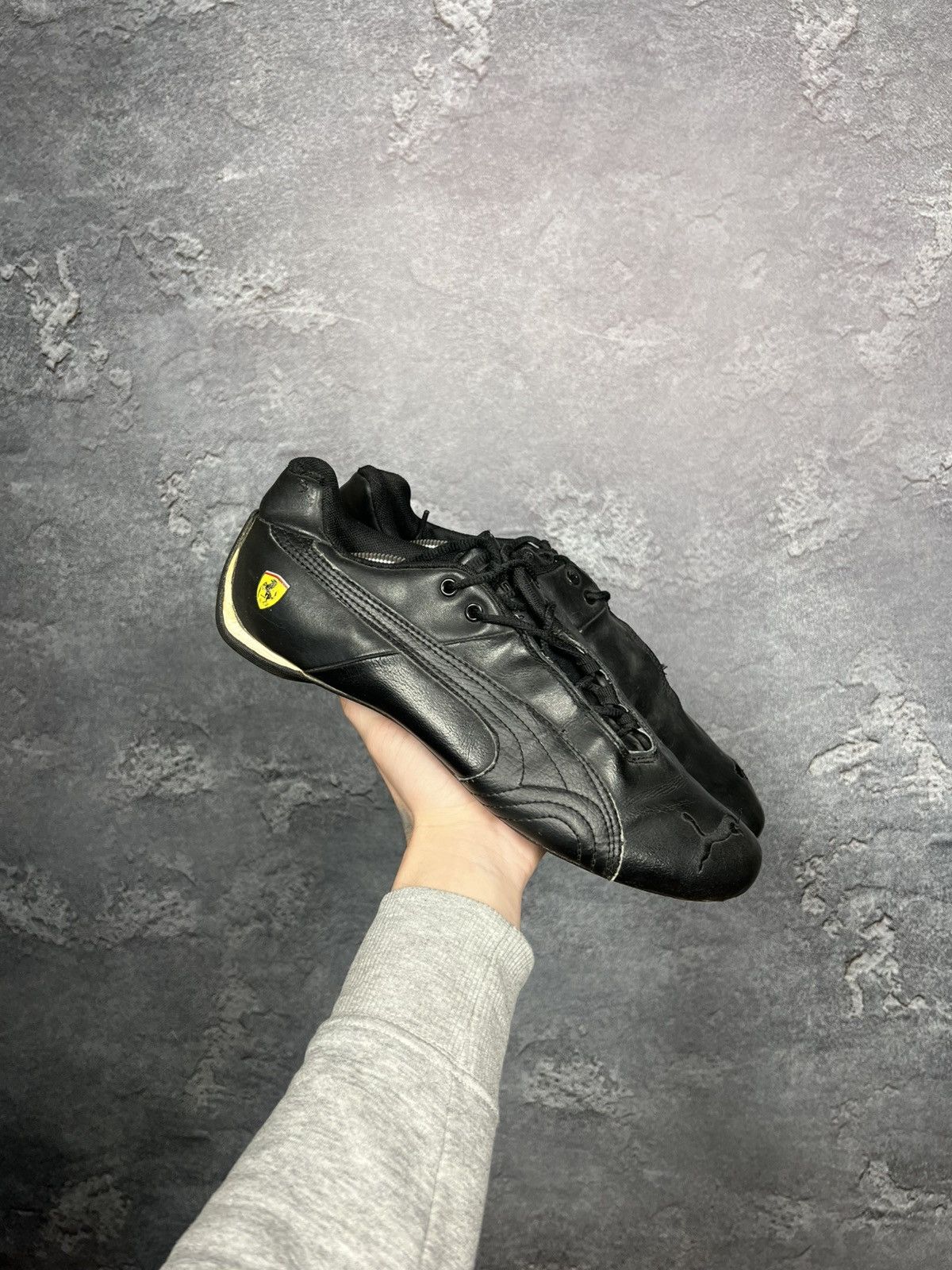 Vintage Puma Ferrari Speed Cat F1 Low Leather Shoes Sneakers