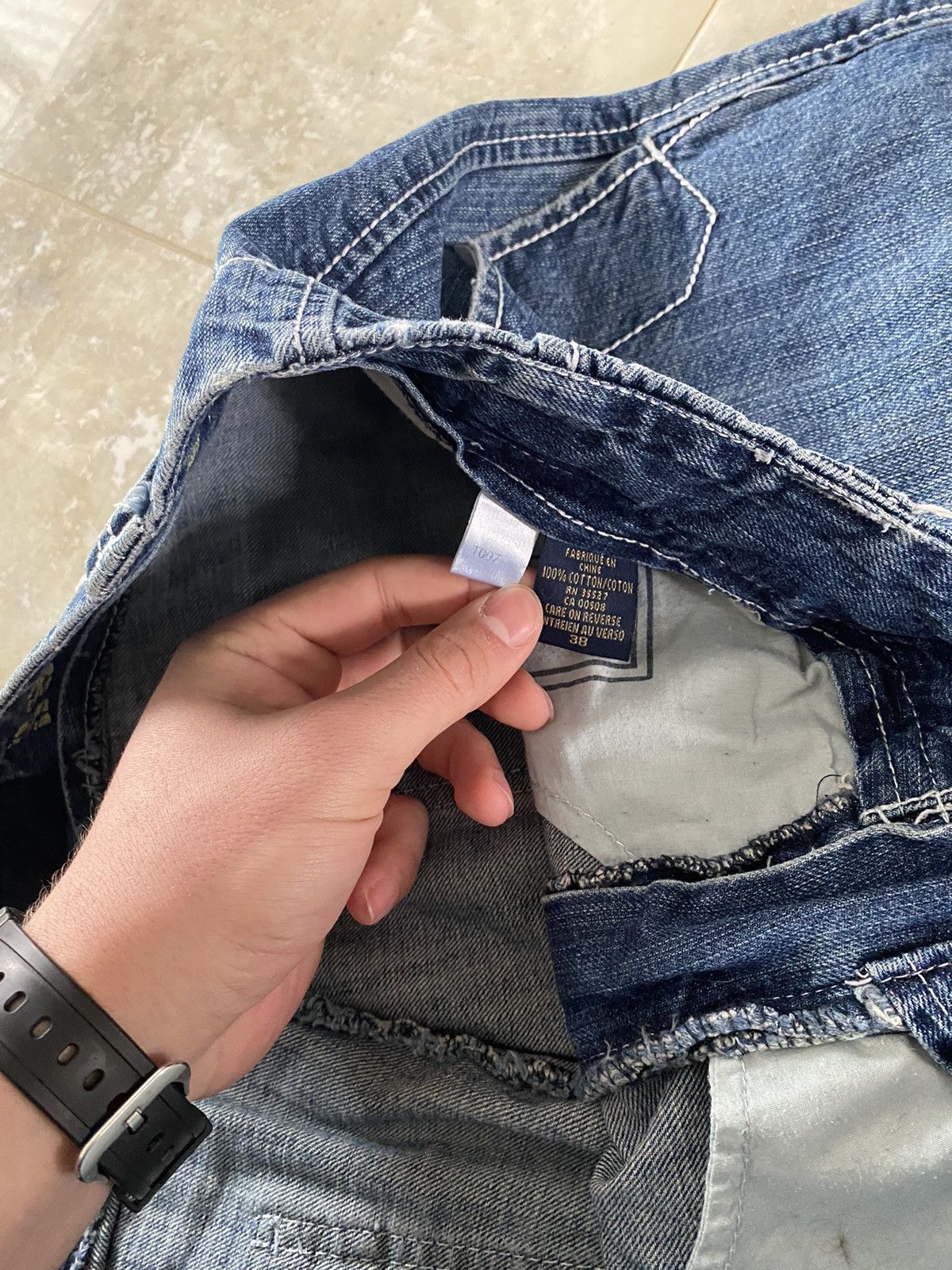 Marithe + Francois Girbaud Vintage Crazy Denim Marithe Francois Girbaud Baggy Shorts Size US 38 / EU 54 - 9 Thumbnail