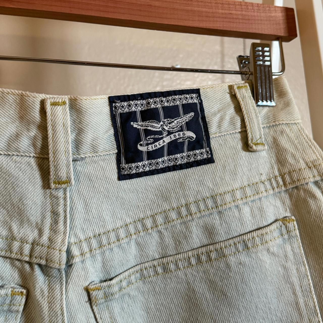 Designer VINTAGE light blue jeans Size 30" / US 8 / IT 44 - 5 Thumbnail