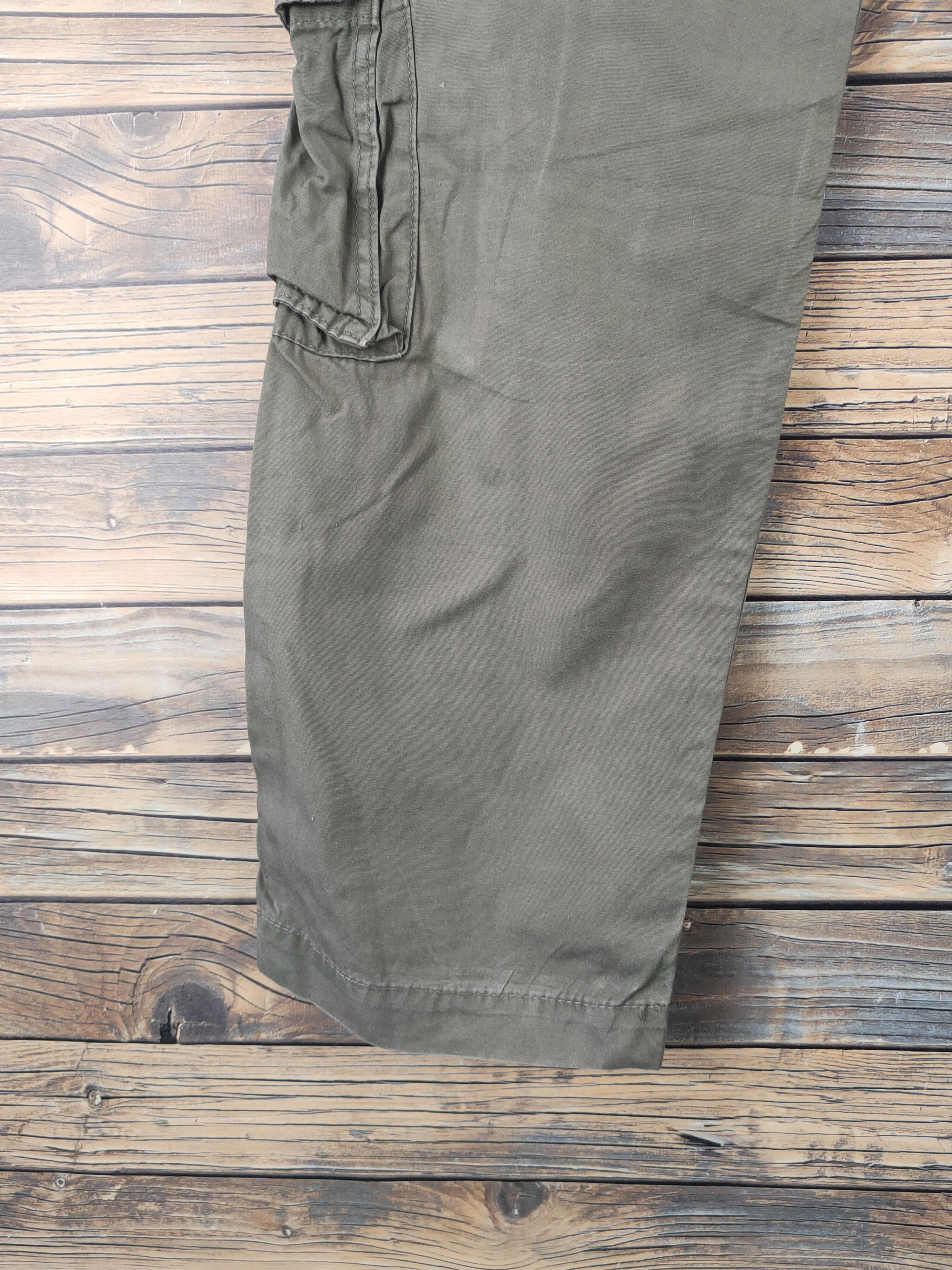 Alpha Industries DL Alpha Industries Olive Multipocket Cargo Pants #1865 Size US 28 / EU 44 - 10 Thumbnail
