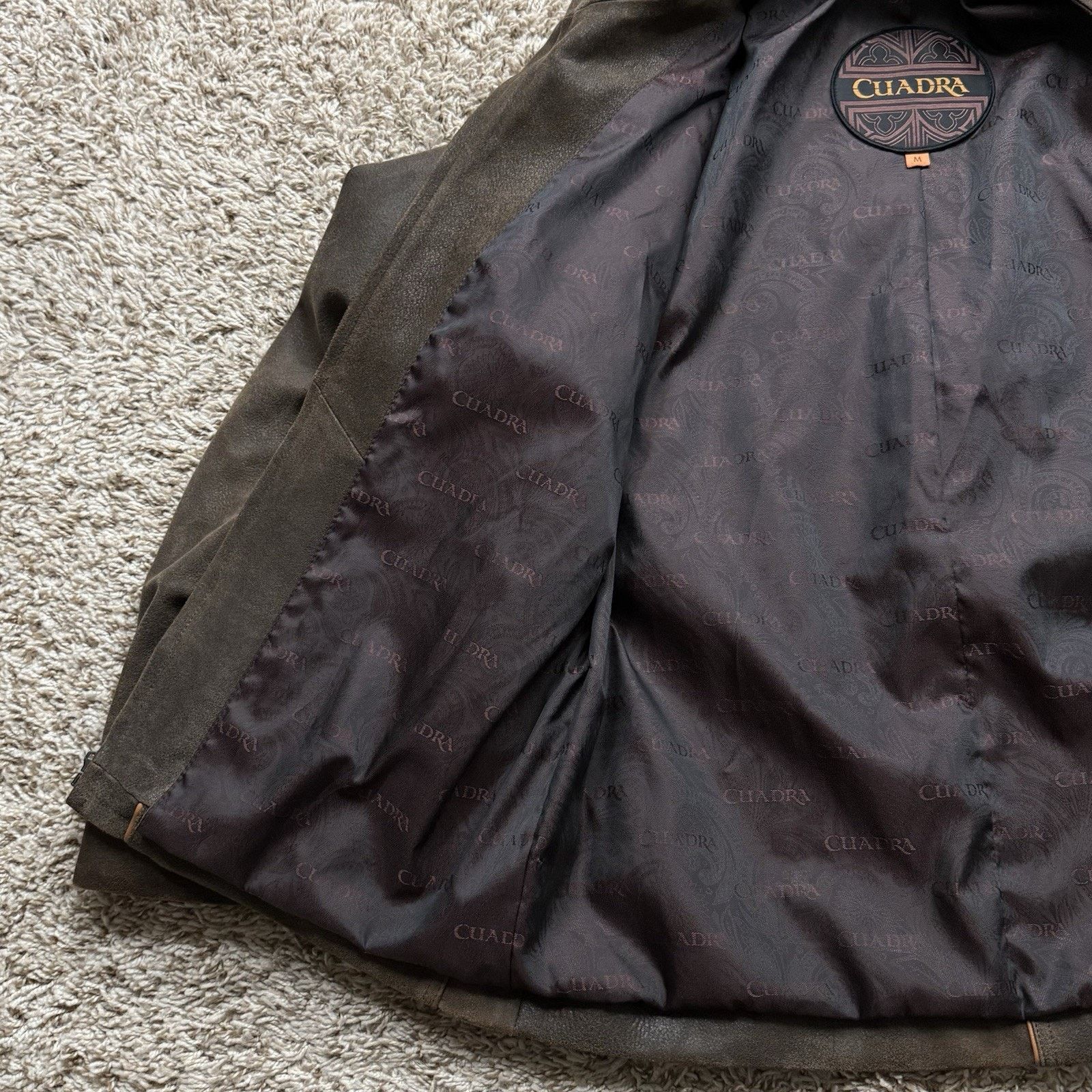Cuadra Cuadra Brown Leather Jacket Honey Ovine Lamb Leather Moto Size US M / EU 48-50 / 2 - 11 Thumbnail