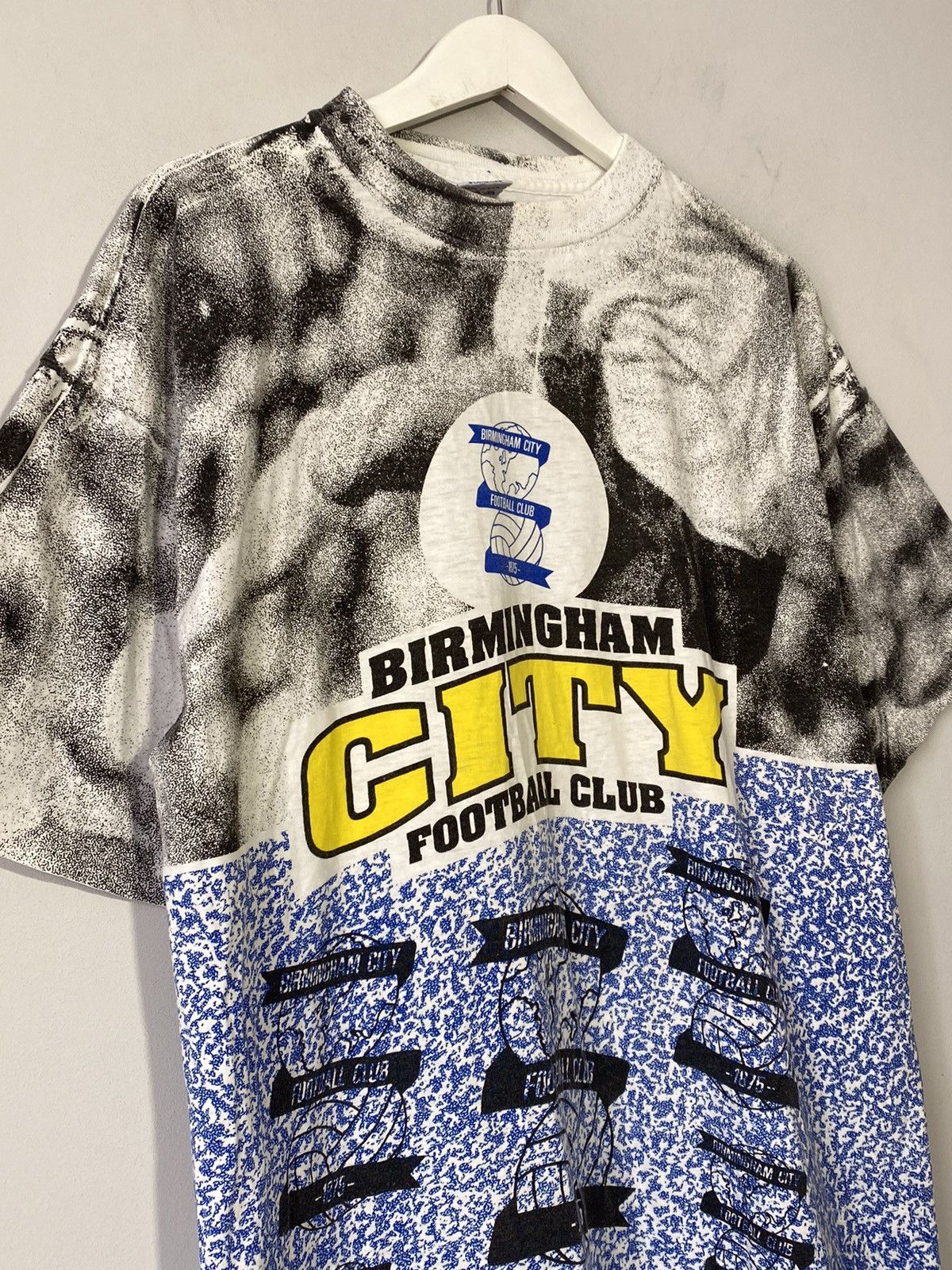 Vintage Vintage 90s Birmingham City all overprint oversized tee Size US XXL / EU 58 / 5 - 5 Thumbnail