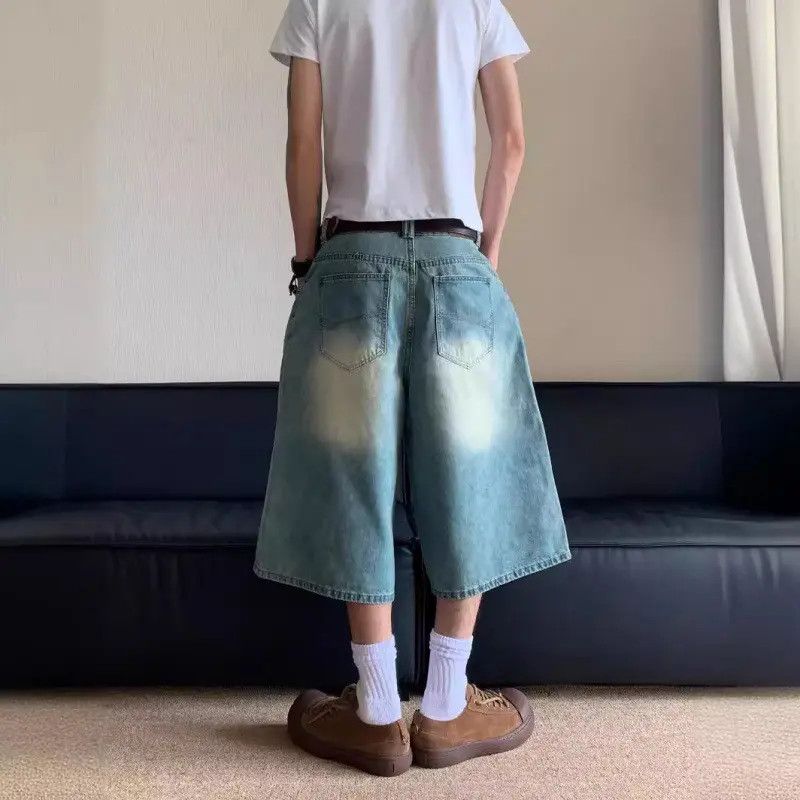 Japanese Brand × Jean Retro loose straight leg wide leg jeans Size US 32 / EU 48 - 4 Thumbnail
