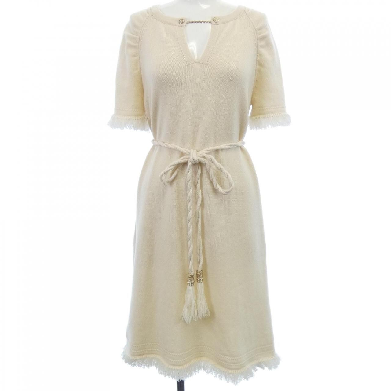 Chanel Chanel Chanel P58191K07615 18C Cashmere Dress Others Dresses P58191K07615 DUTY FREE for USA Size ONE SIZE - 1 Thumbnail