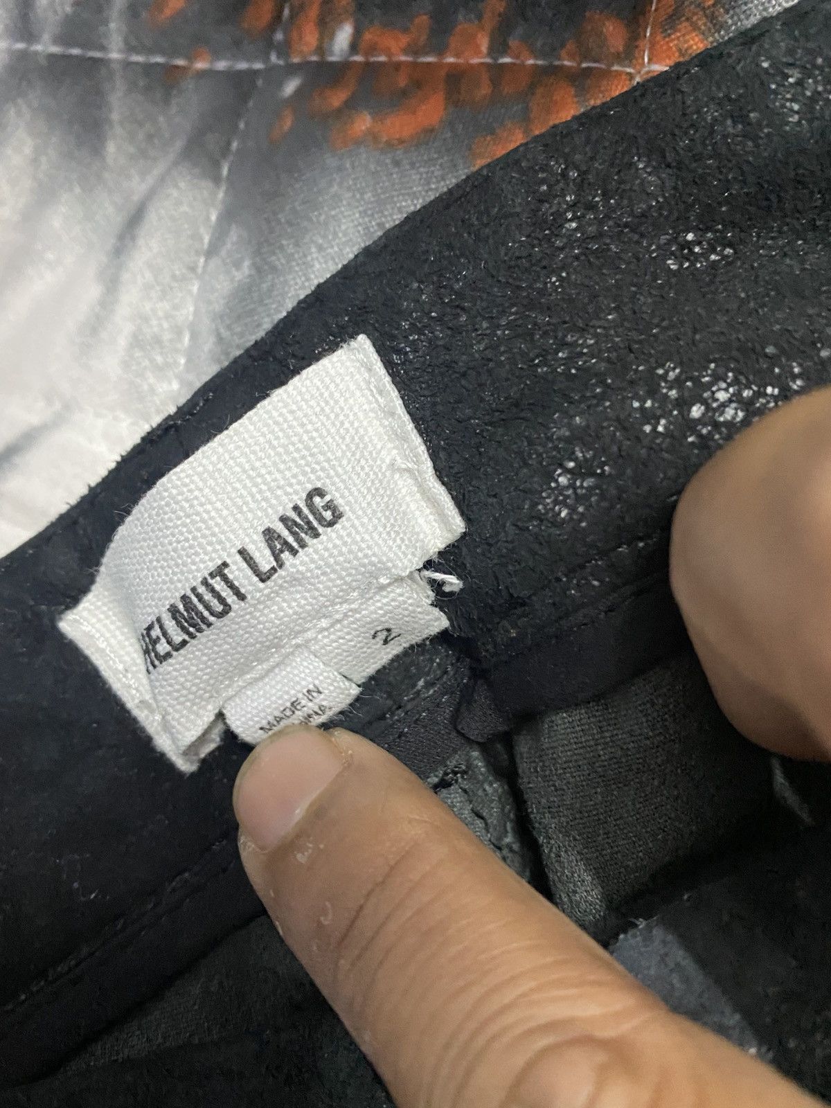 Helmut Lang Helmut Lang Black Shiny Metallic SheepSkins Pants Size US 30 / EU 46 - 6 Thumbnail