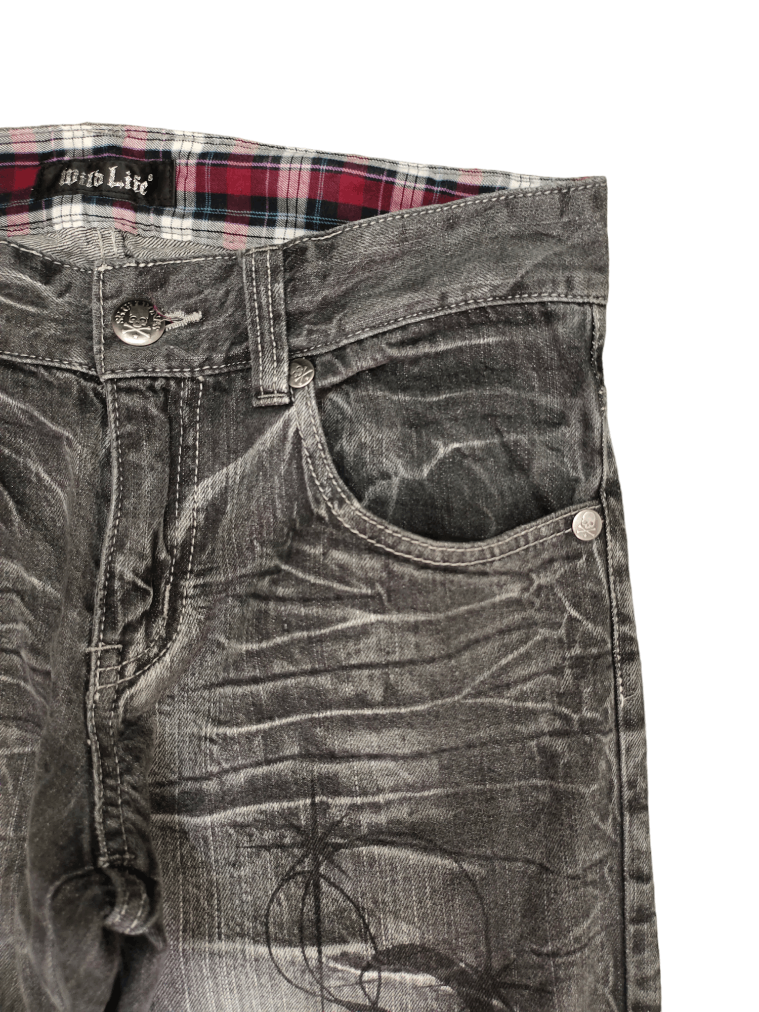 Hysteric Glamour × Undercover Wild Life Distress Faded Clawmark Jean Ppfm Undercover Style Size US 31 - 3 Thumbnail