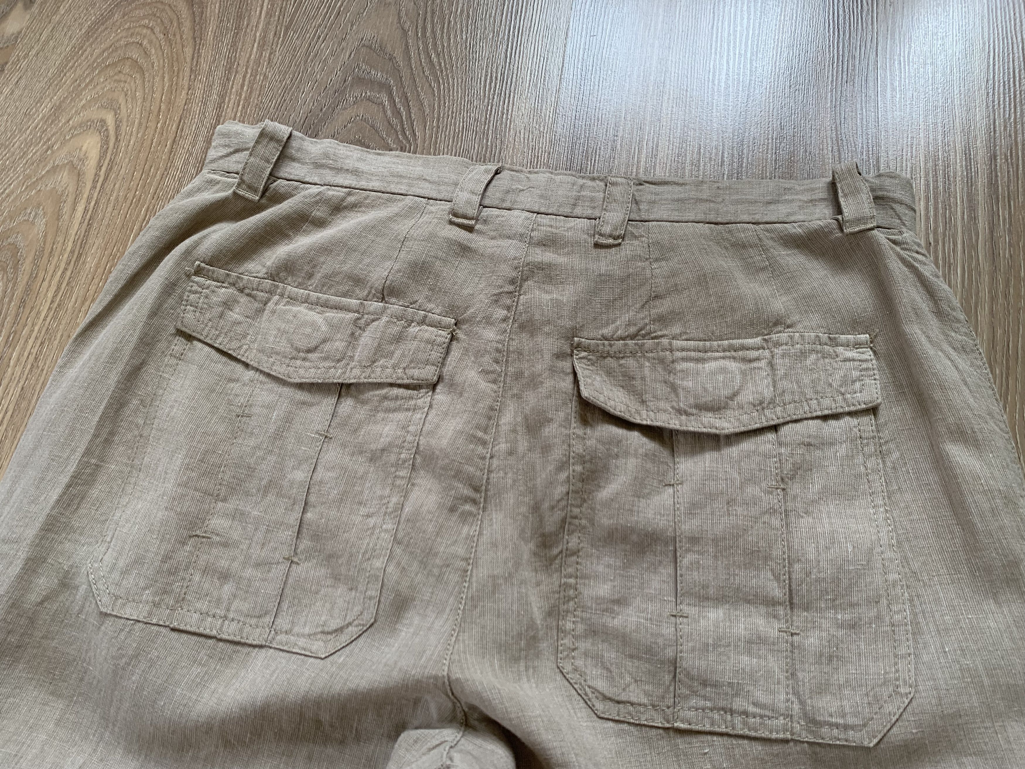 NEXT Next Mens Beige Casual Linen Pants Trousers Size US 31 - 6 Thumbnail