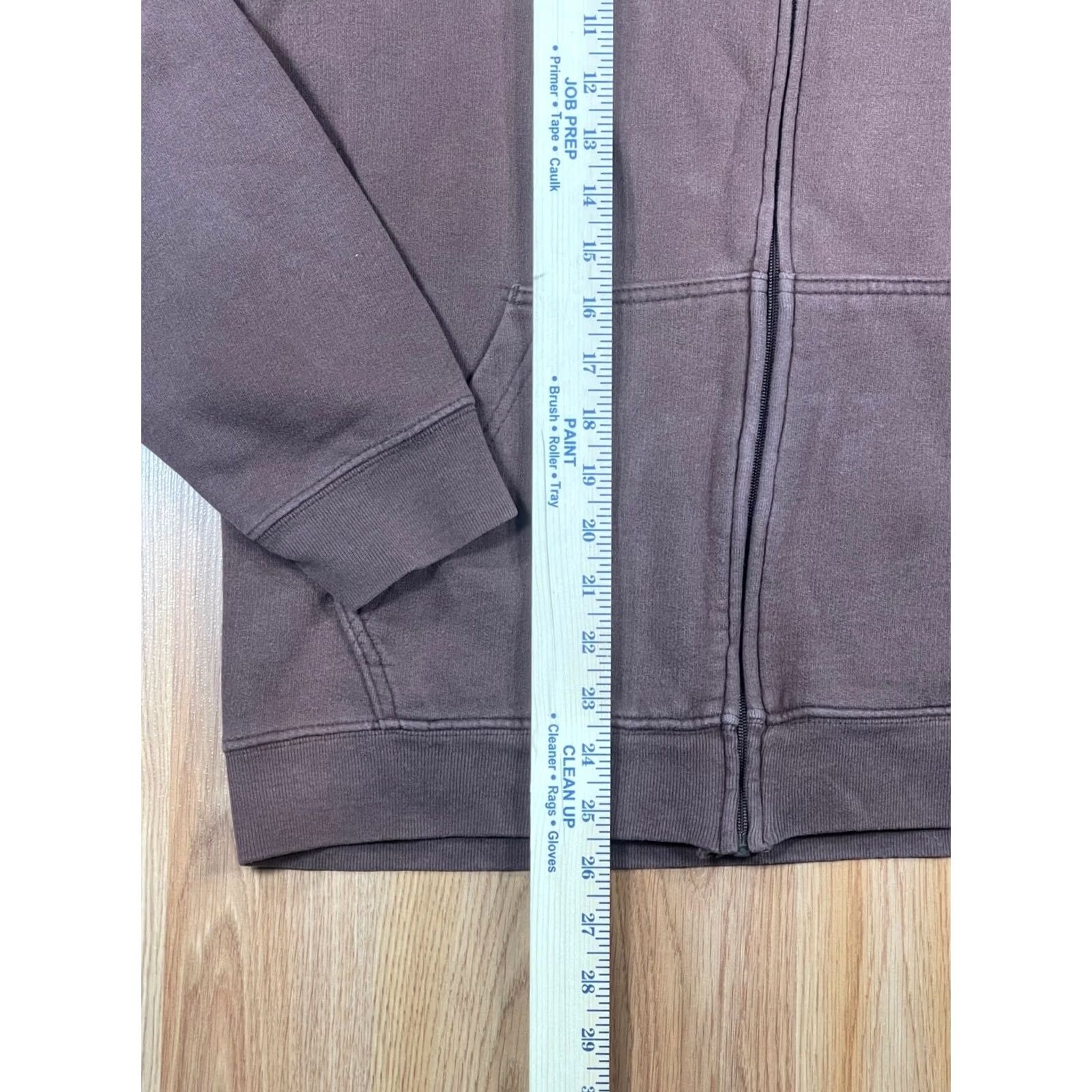 Vintage Aéropostale Hoodie Mens M Medium Brown Full Zip Sweatshirt Cotton Polyester Blend Size US M / EU 48-50 / 2 - 4 Thumbnail