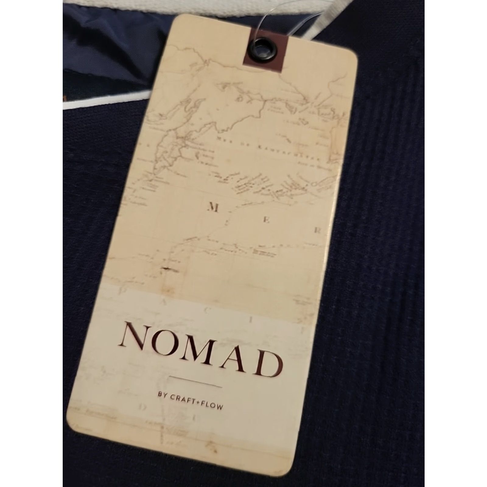 Nomad Nomad Shirt 2XL Longsleeve Navy Henley Cotton Blend NWT 50 in Chest Button-Up Pockets Outdoors Mens Big & Tall Size US XXL / EU 58 / 5 - 4 Thumbnail