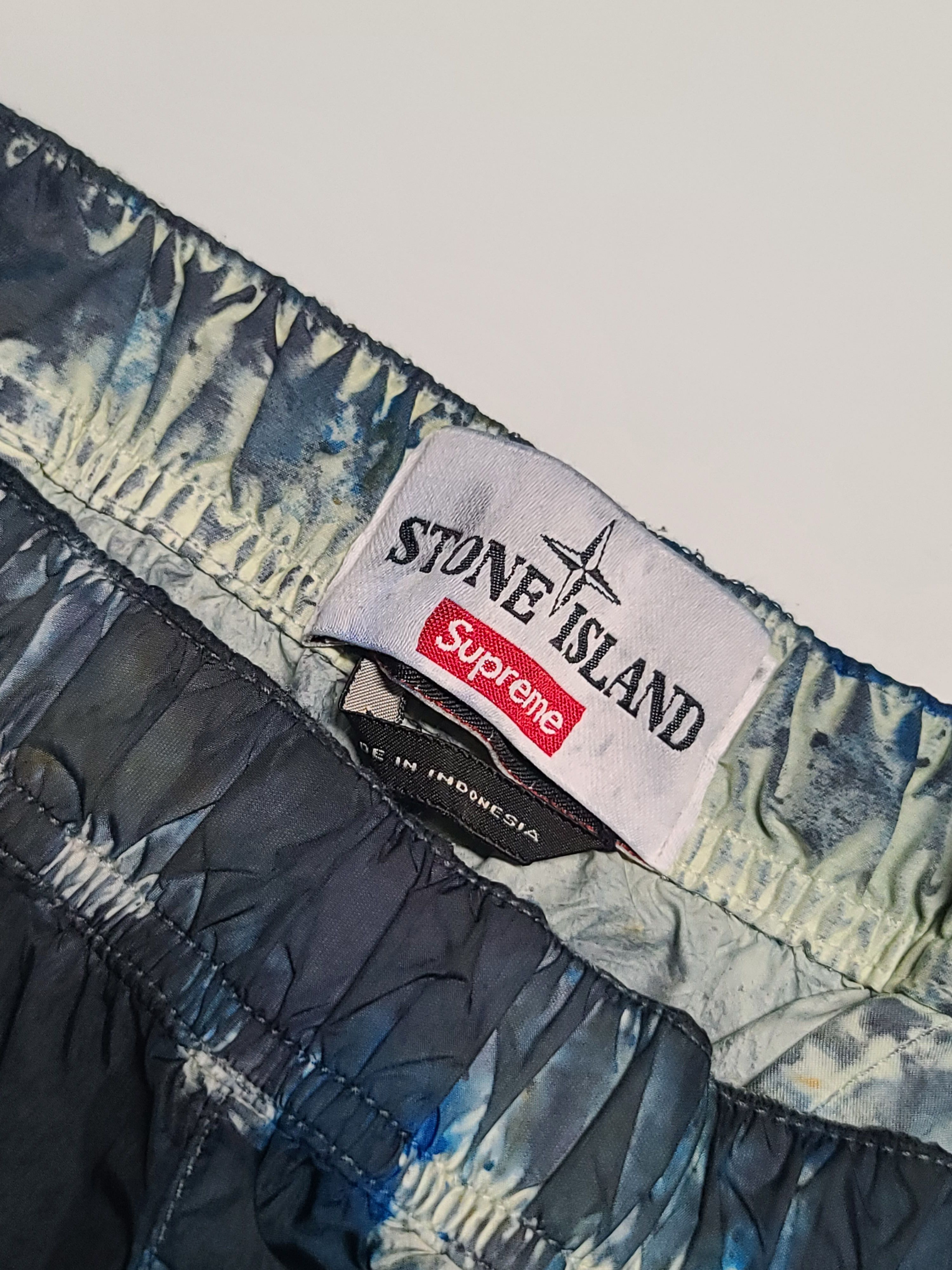 Stone Island × Supreme Painted Camo Nylon Pants Size US 32 / EU 48 - 10 Thumbnail