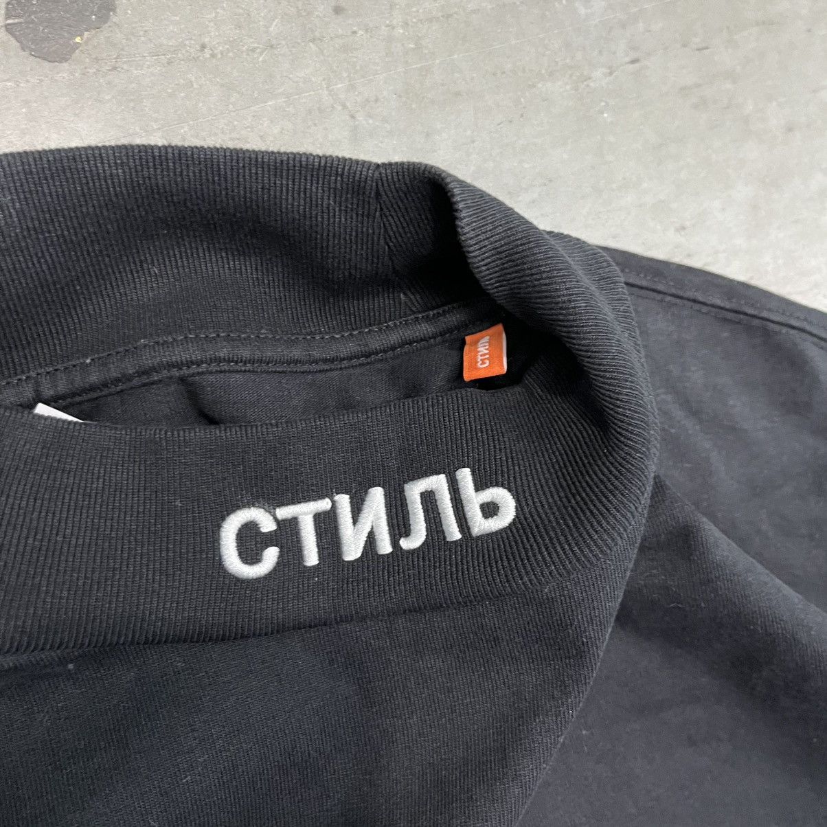 Heron Preston Heron Preston Mock Neck Long Sleeve Shirt Size US L / EU 52-54 / 3 - 3 Thumbnail