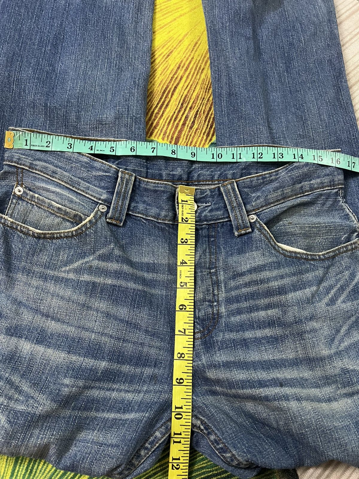Levi's 💥FLARE💥VINTAGE LEVIS 512 DISTRESSED JEANS VERY RARE Size US 32 / EU 48 - 13 Thumbnail