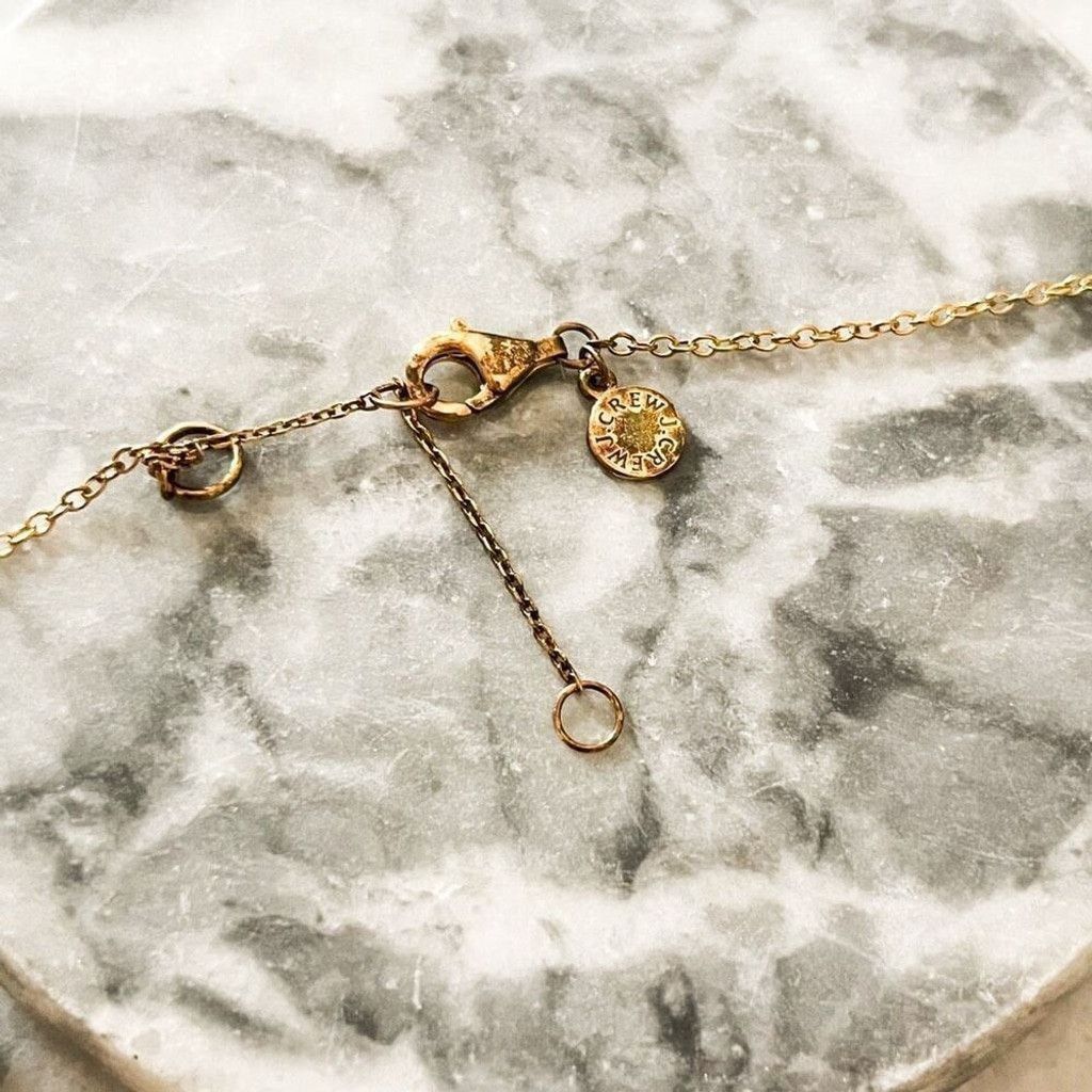 J.Crew J. Crew Beaded Necklace Green Gold Toned Metal Beaded Size ONE SIZE - 4 Thumbnail