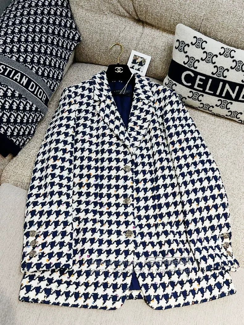 Chanel Chanel A thousand-bird check suit jacket Size S / US 4 / IT 40 - 3 Thumbnail