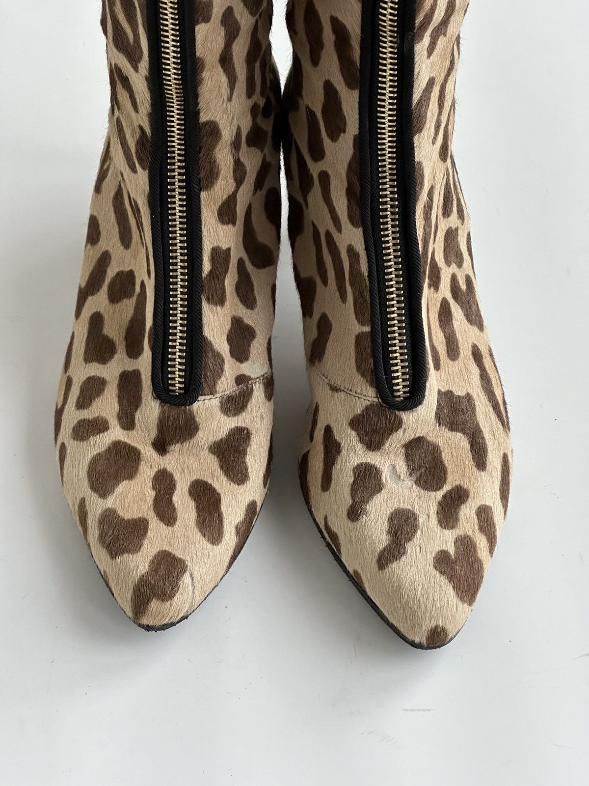 Louis Vuitton × Vintage *sz36.5* LOUIS VUITTON 2003 Leopard Zip Boots y2k archive Size US 6.5 / IT 36.5 - 5 Thumbnail