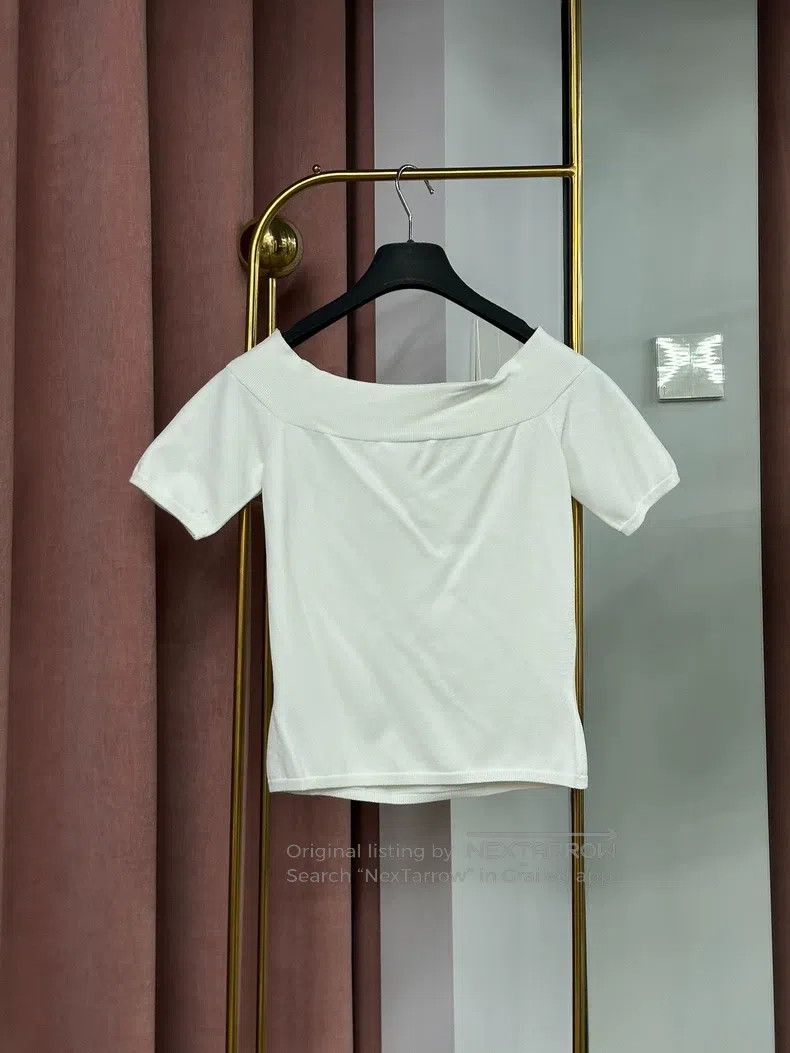 Alexander McQueen Alexander Mcqueen White short sleeves Size M / US 6-8 / IT 42-44 - 2 Thumbnail