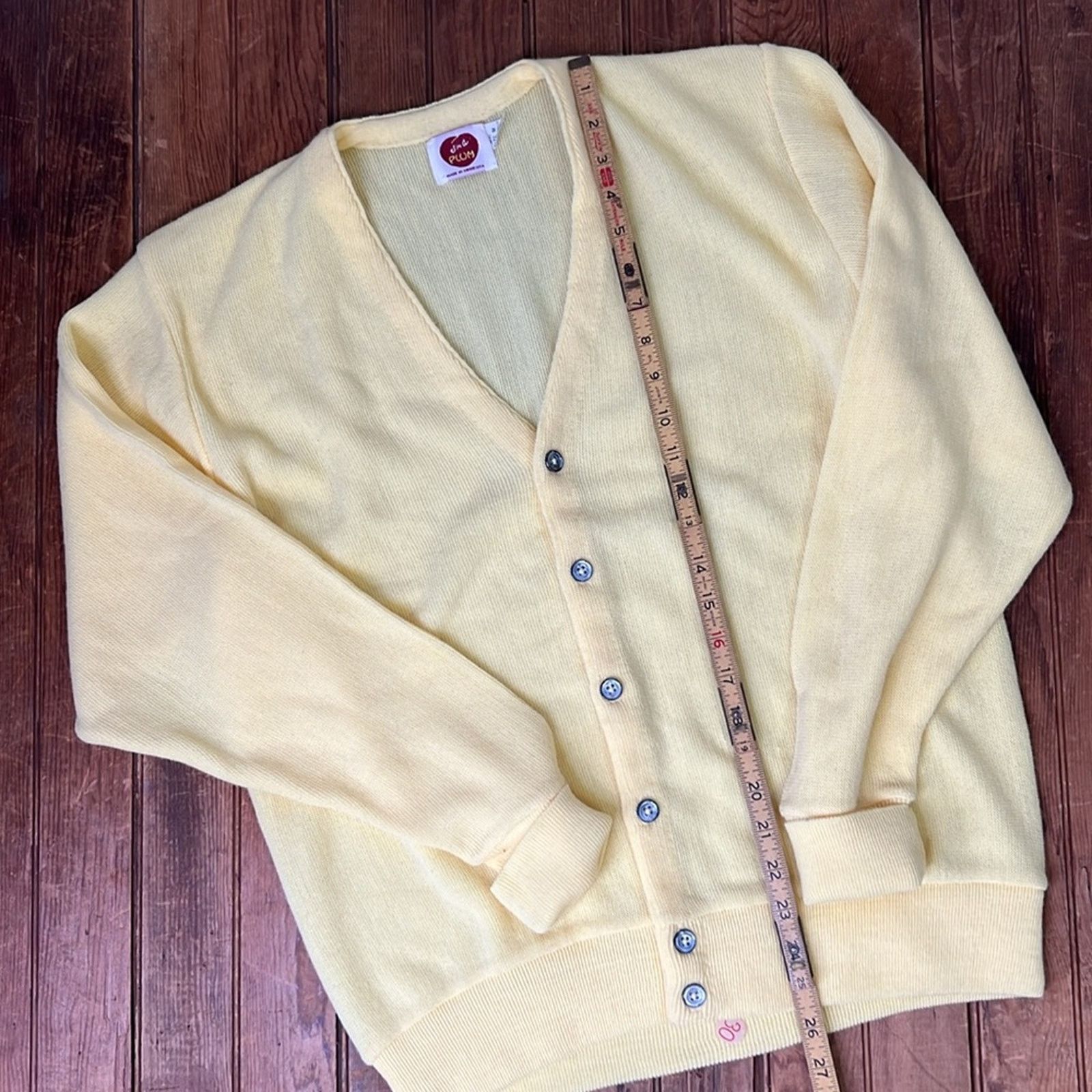 Other Vintage Men’s Grandpa yellow v neck cardigan size med NWOT Size US M / EU 48-50 / 2 - 3 Thumbnail
