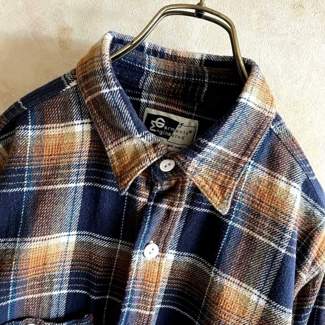 Engineered Garments ENGINEERED GARMENTS OMBRE CHECK FLANNEL SHIRT MEN MULTICOLOR COTTON SIZE M USED Size US M / EU 48-50 / 2 - 6 Thumbnail