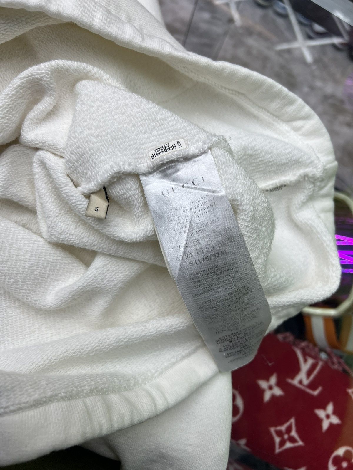 Gucci Gucci White Stripe PullOver Hoodie Size US XL / EU 56 / 4 - 8 Thumbnail