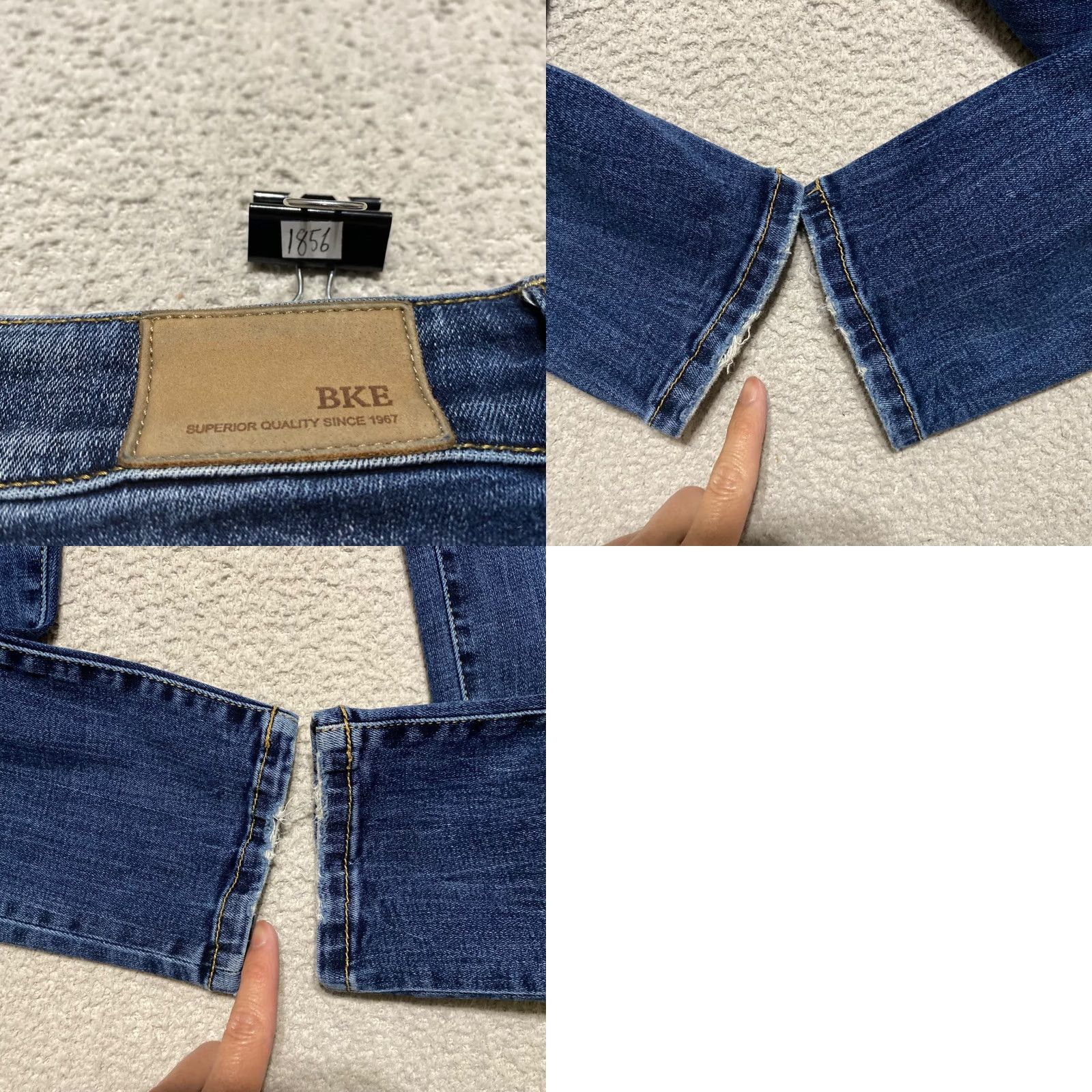 Vintage Buckle BKE Jeans Womens Blue Denim Slim Skinny High Rise Distressed sz 28 Size 28" / US 6 / IT 42 - 9 Thumbnail