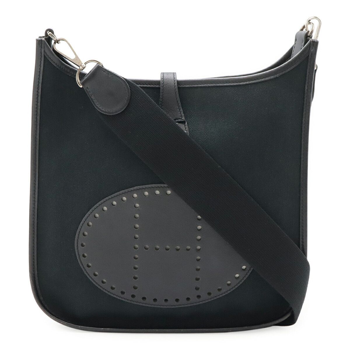 Hermes Hermes Hermes Evelyne II Toile H Leather Shoulder Bag Leather Shoulder Bag Stamp J (2006) DUTY FREE for USA Size ONE SIZE - 1 Thumbnail