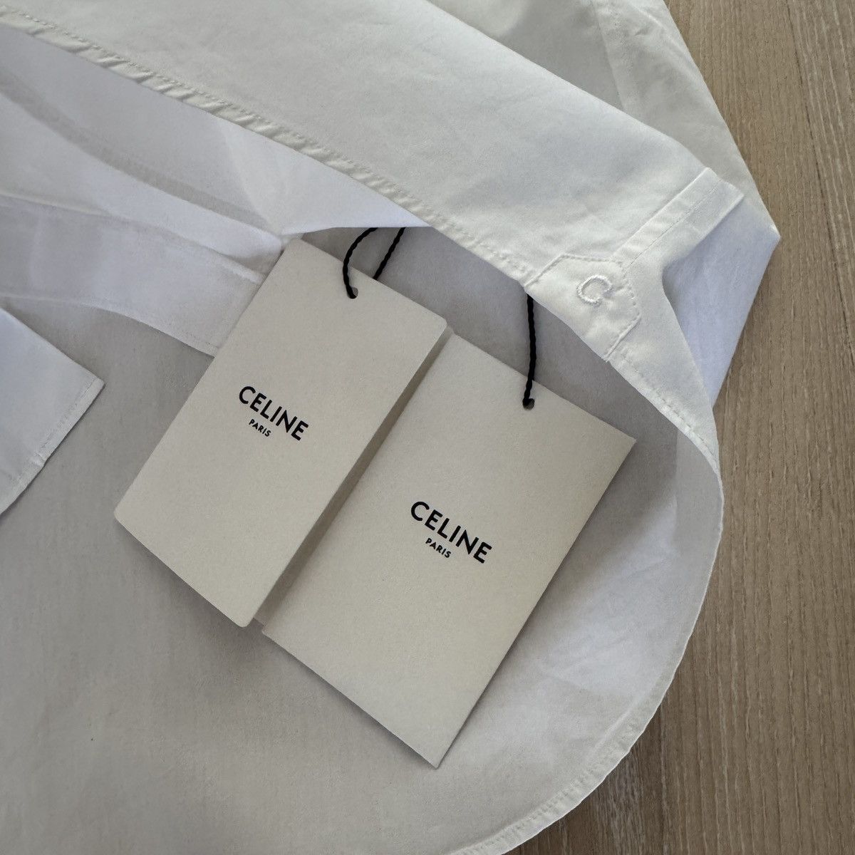 Celine Celine by Hedi Slimane Modern Cl Collar Shirt Size US M / EU 48-50 / 2 - 7 Thumbnail