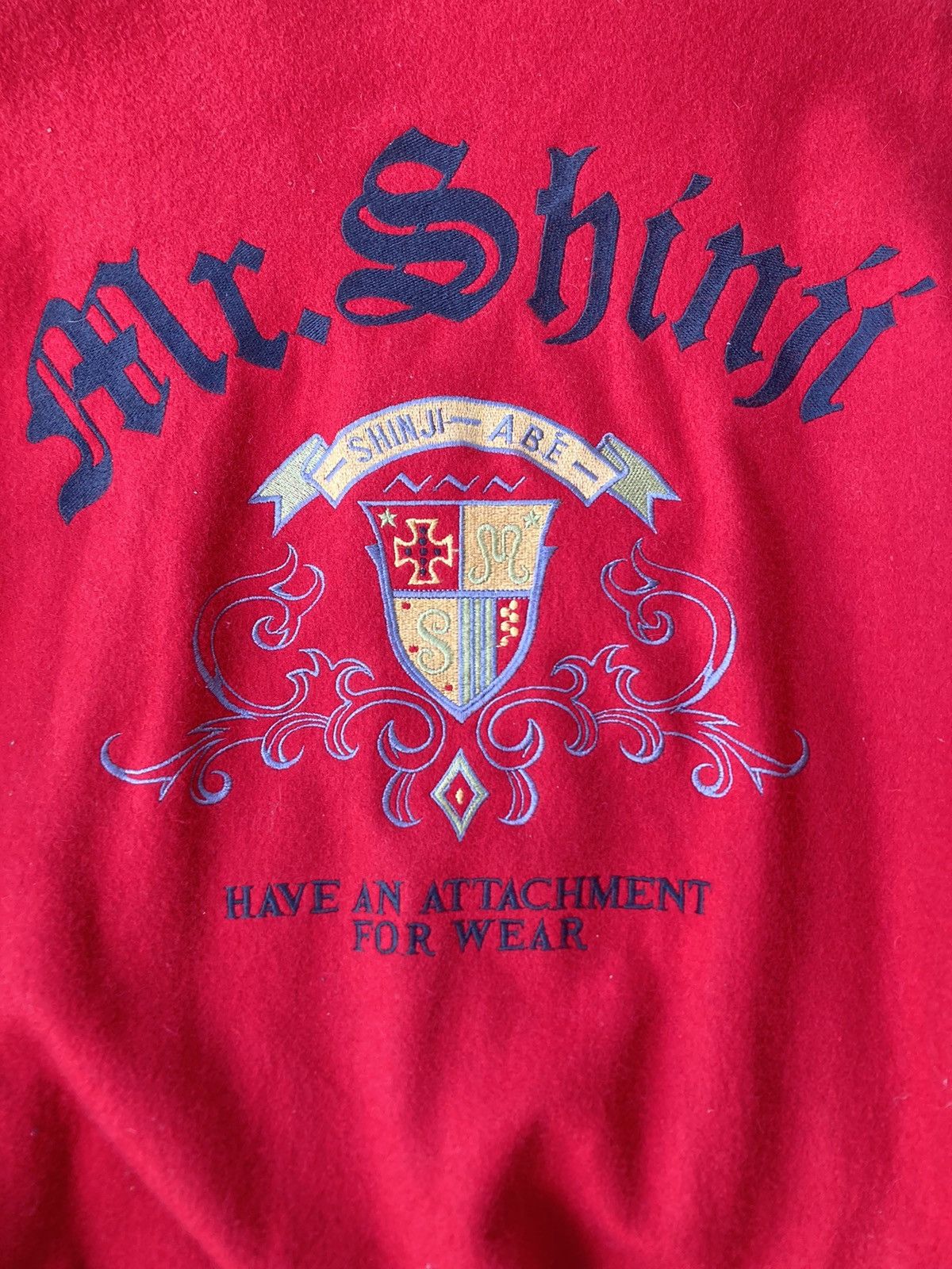 Japanese Brand Vintage Shinji Abe Attachment Bomber Jacket Size US XL / EU 56 / 4 - 14 Thumbnail