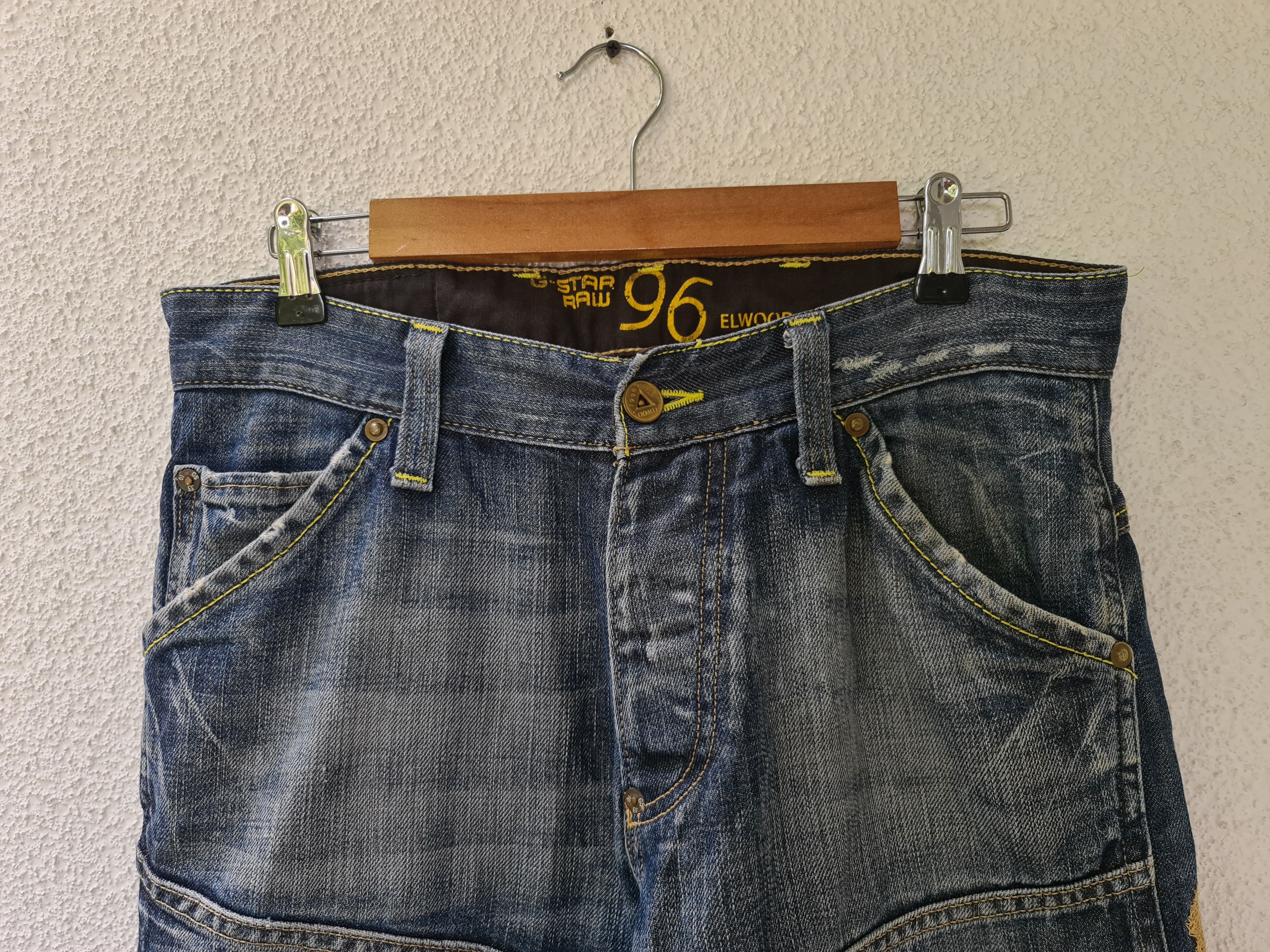 G-Star G STAR RAW DENIM JEANS 96 ELWOOD Size US 32 / EU 48 - 4 Thumbnail
