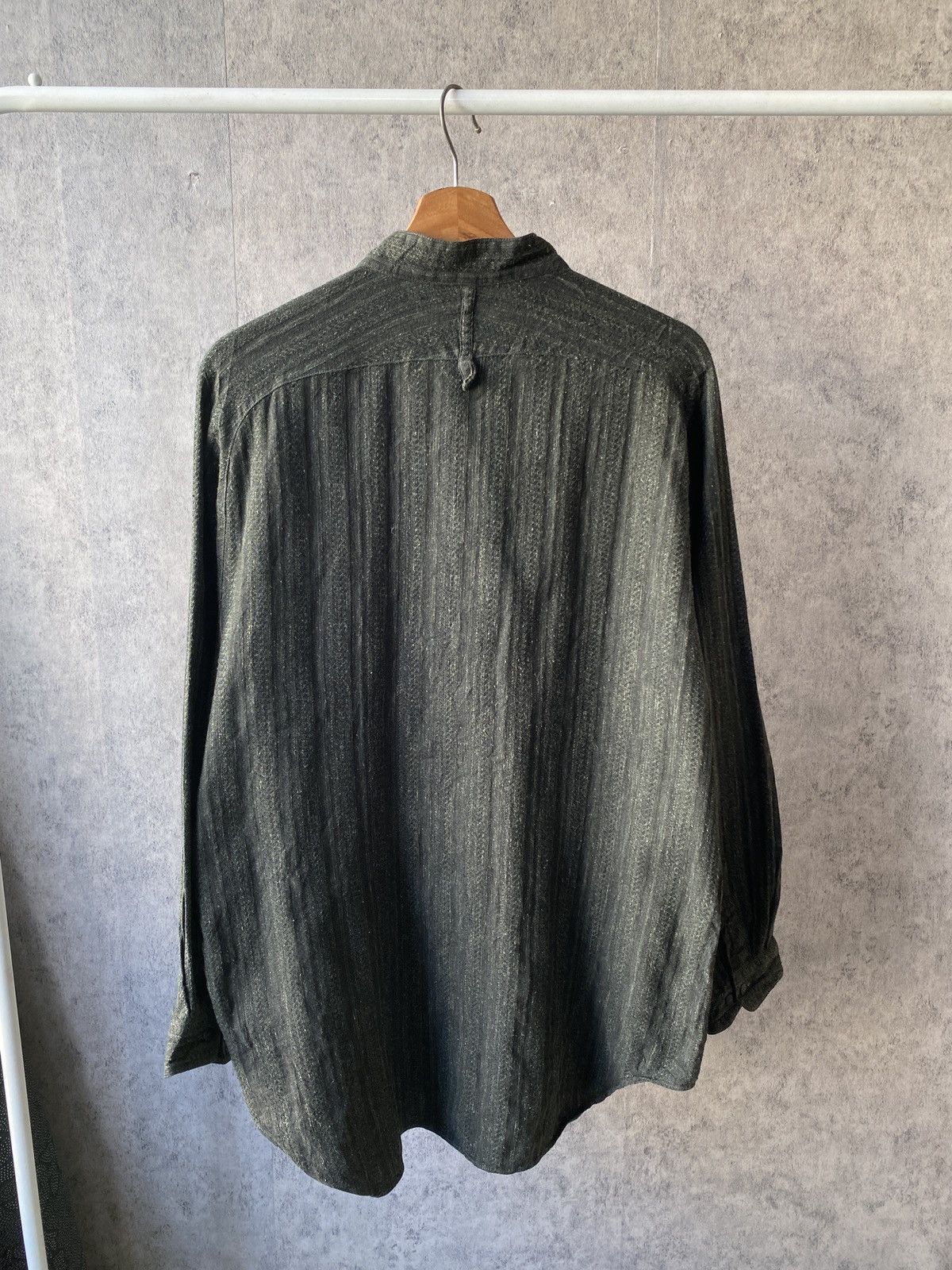 Issey Miyake 80’s Issey Miyake Hamilton Design Mandarin Collar Shirt Size US L / EU 52-54 / 3 - 2 Thumbnail