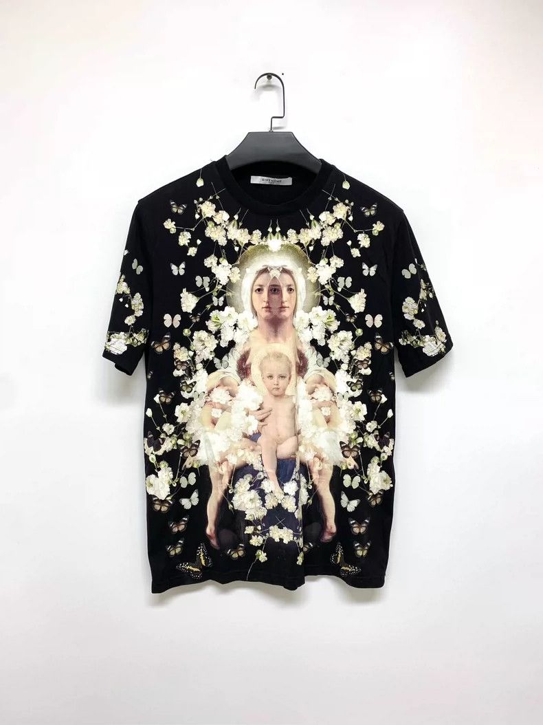 Givenchy Givenchy Virgin Mary Starry Short Sleeve 2505-Nextarrow Size US S / EU 44-46 / 1 - 1 Thumbnail