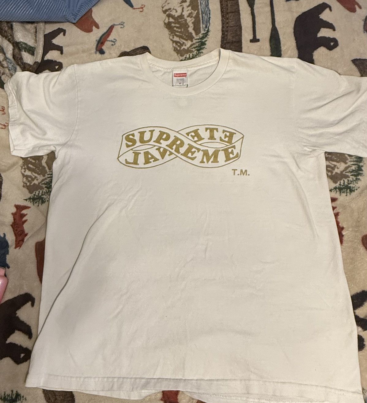 Supreme 2018 Supreme Eternal White Tee Size US M / EU 48-50 / 2 - 1 Thumbnail