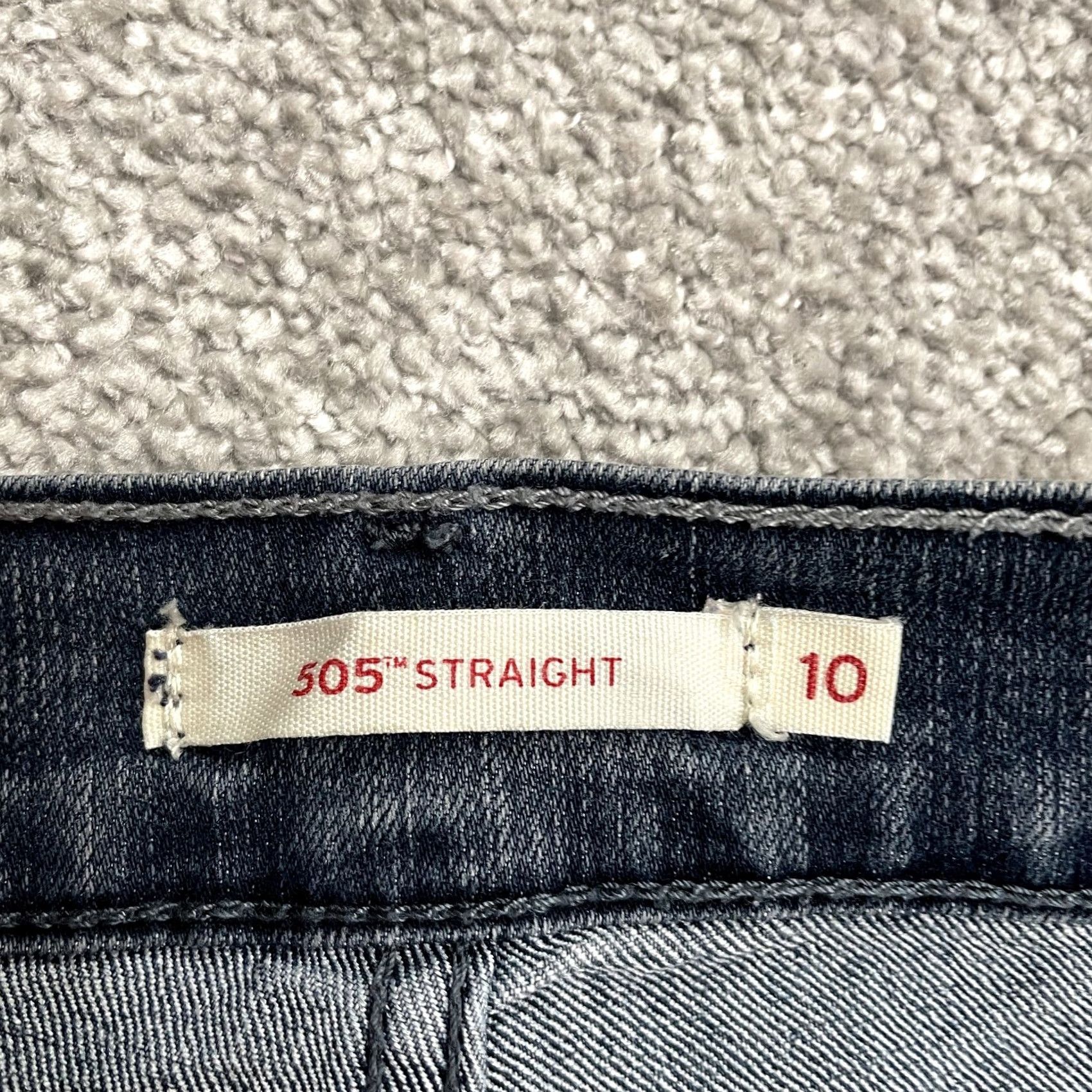 Levi's Levi's 505 Straight Denim Jeans Womens 10 Blue Cotton Casual Mid Rise 31 Inseam 30.5 in 5-Pocket Size 32" / US 10 / IT 46 - 7 Thumbnail