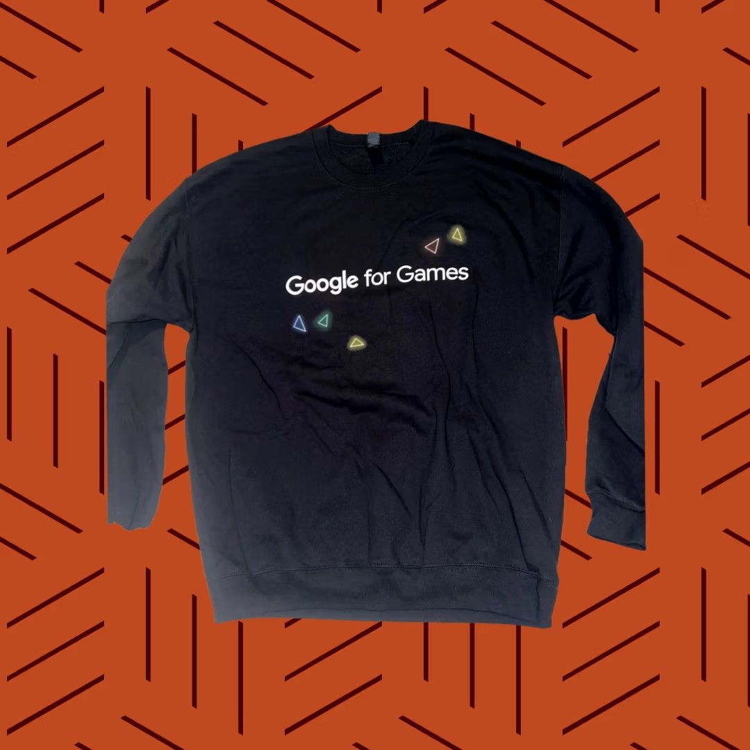 Vintage VINTAGE? Employee Issued GOOGLE For Games Sweatshirt L Black Unisex Adults Regular Size L Hooded Full Zip Pockets Logo Embroidered Cotton Knit Size US L / EU 52-54 / 3 - 1 Thumbnail