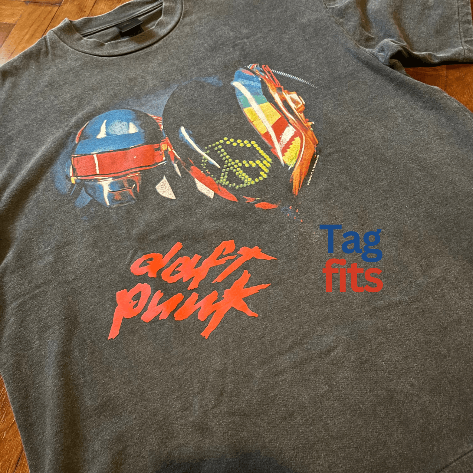 Band Tees × Vintage *Very Rare* Daft Punk Discovery Boot Tee 𖠌 Size US L / EU 52-54 / 3 - 2 Thumbnail