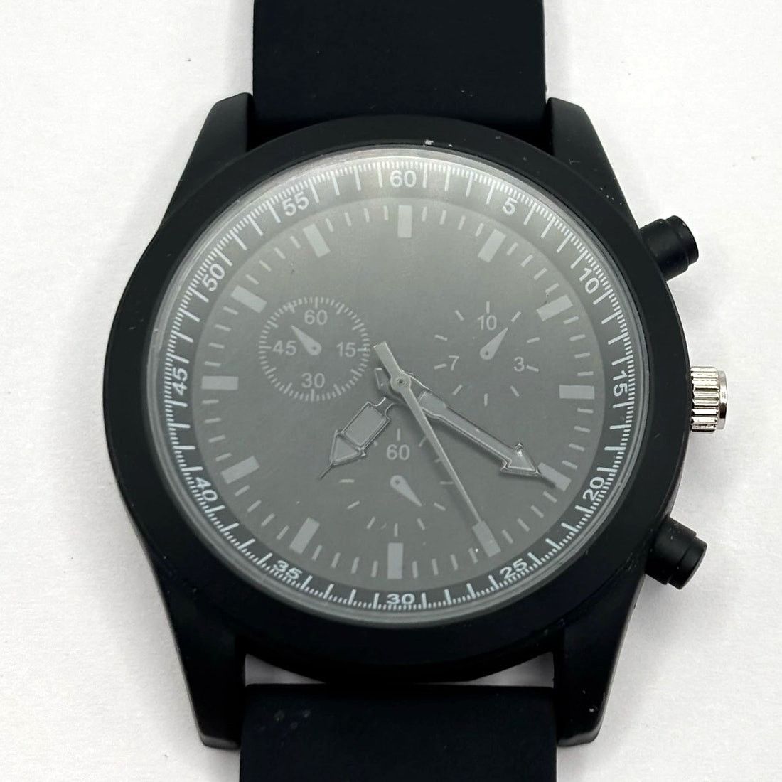 Other Black Retro Men's Watch Size ONE SIZE - 3 Thumbnail
