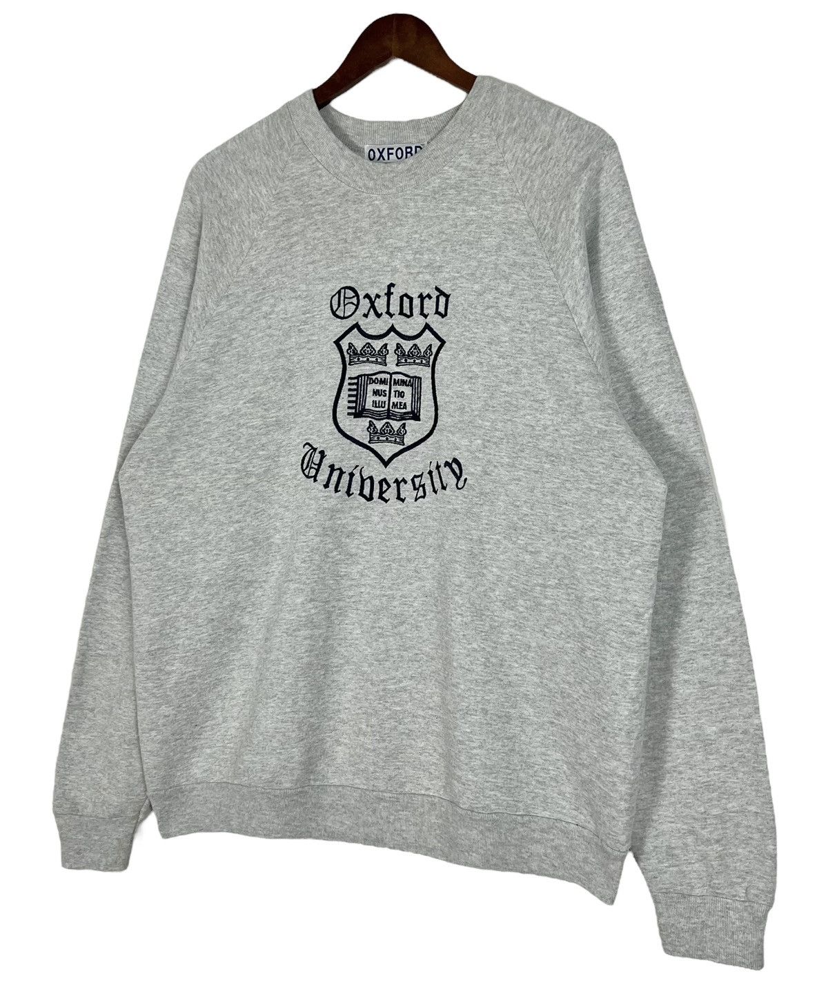 Vintage 80s Vintage Oxford University Sweatshirt Size US L / EU 52-54 / 3 - 3 Thumbnail