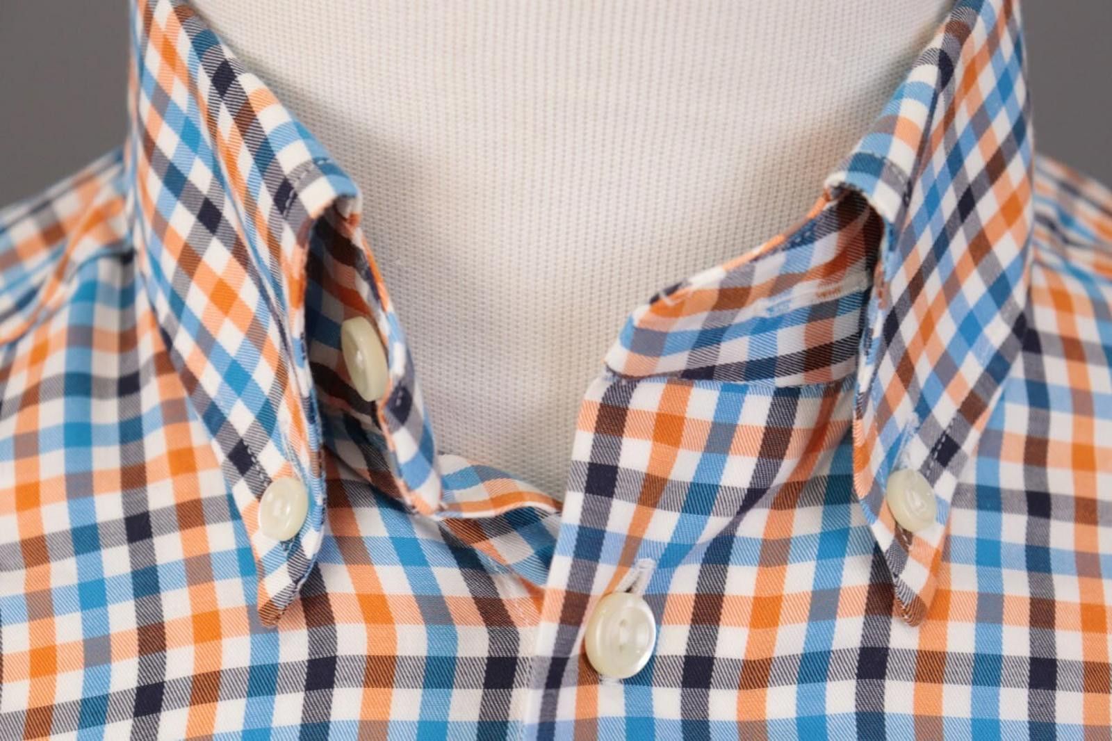 Eton Eton Contemporary Multicolor Check Shirt Size 38 / 15 Size US M / EU 48-50 / 2 - 4 Thumbnail
