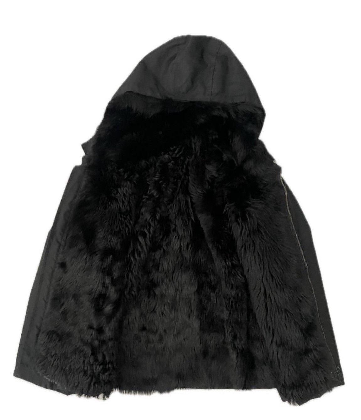 Helmut Lang Helmut lang a/w 2000 black ballistic nylon jacket fur lining Size US S / EU 44-46 / 1 - 2 Thumbnail