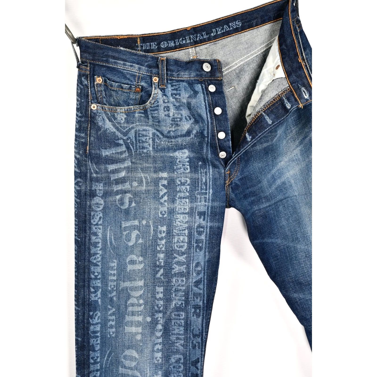Levi's Levi's 501 Jeans 130th Anniversary Limited Edition Men W34 L32 Jeans Blue 5-Pocket Design Vintage No N/A Size US 34 / EU 50 - 2 Thumbnail