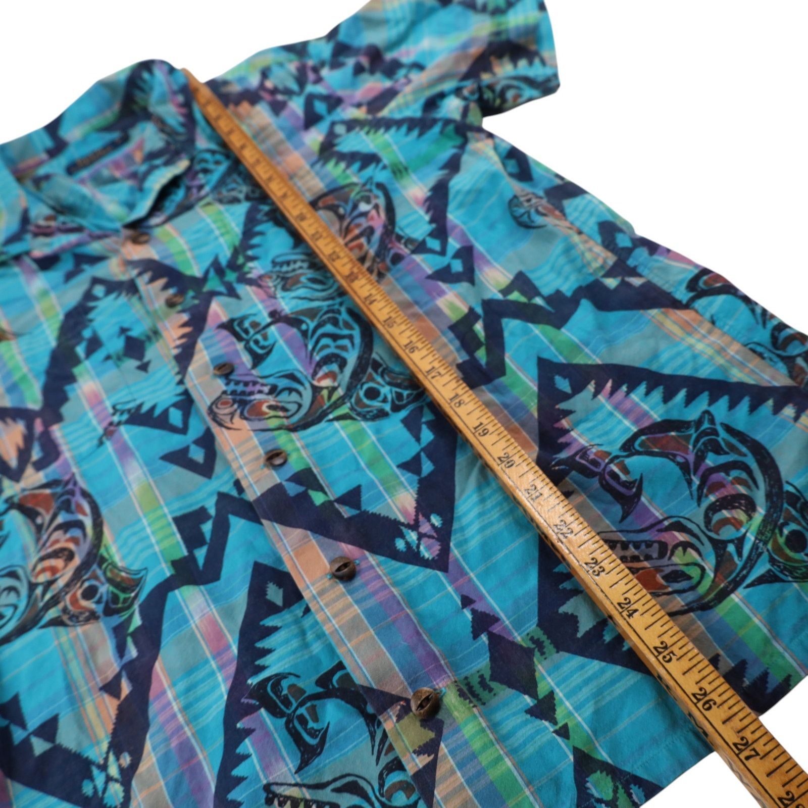 Polo Ralph Lauren Polo Ralph Lauren Aztec Indigenous Print Button Up Shirt Size US M / EU 48-50 / 2 - 8 Thumbnail