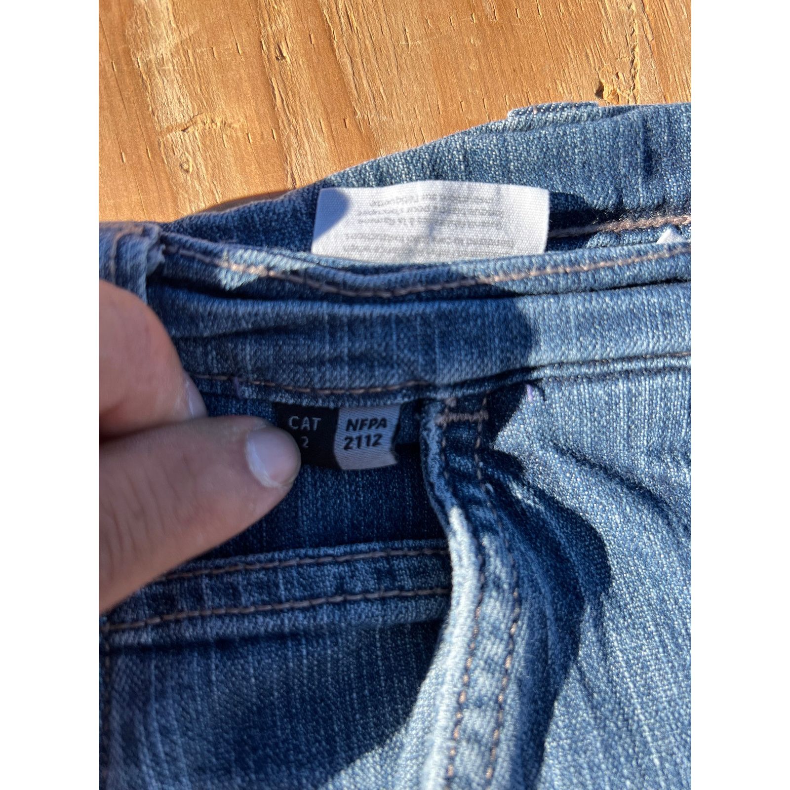 Carhartt Carhartt FR Jeans Mens 36x32 Blue Denim Carpenter Utility Size US 36 / EU 52 - 9 Thumbnail