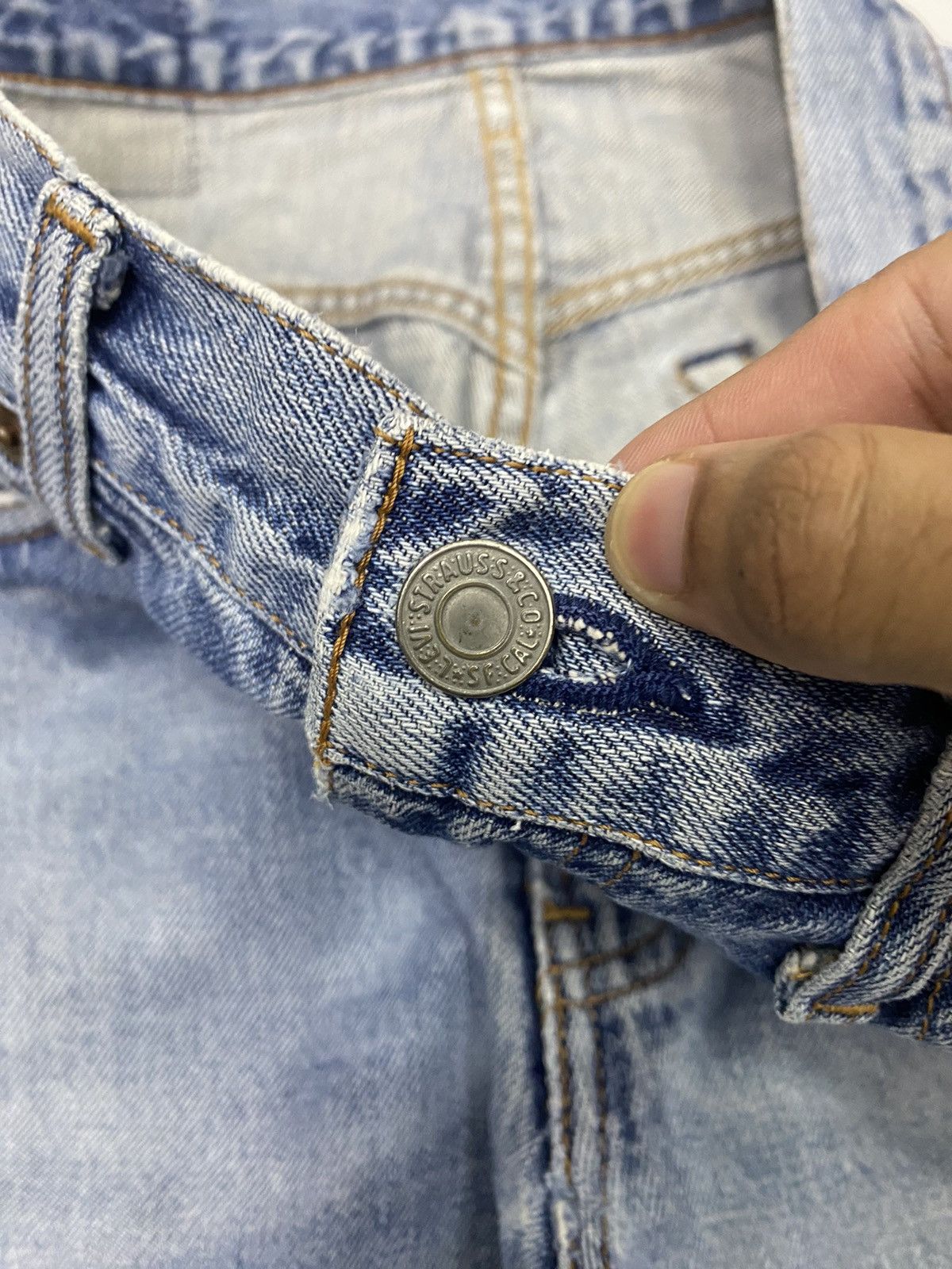 Levi's × Vintage LEVIS 502-xx BIG E SELVEDGE DISTRESSED DENIM JEANS Size US 32 / EU 48 - 12 Thumbnail