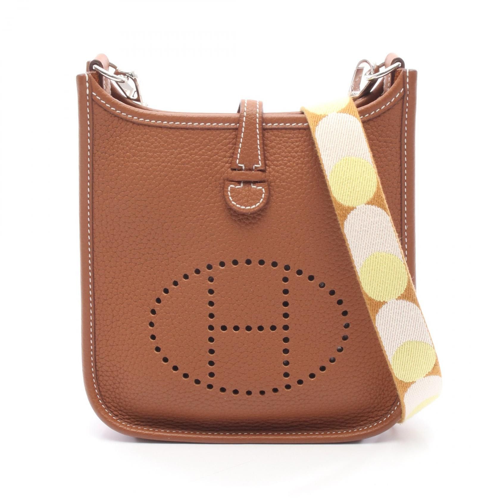 Hermes Hermes Hermes Evelyne TPM Calfskin Shoulder Bag Leather Shoulder Bag Stamp Z (2021) DUTY FREE for USA Size ONE SIZE - 1 Thumbnail