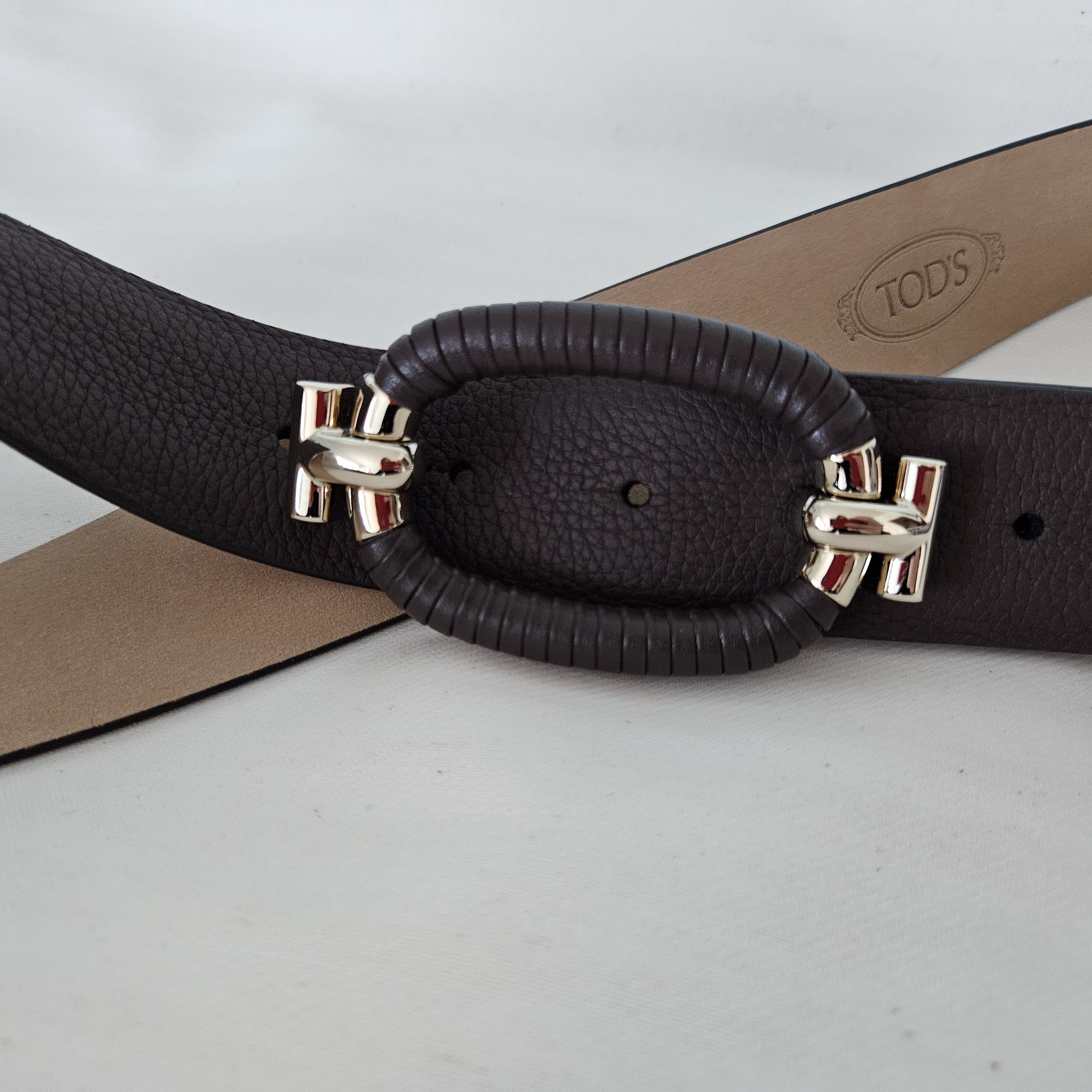 Tod's Tod’s Brown Leather Belt – Size 90 (US 34–36) Size ONE SIZE - 7 Thumbnail