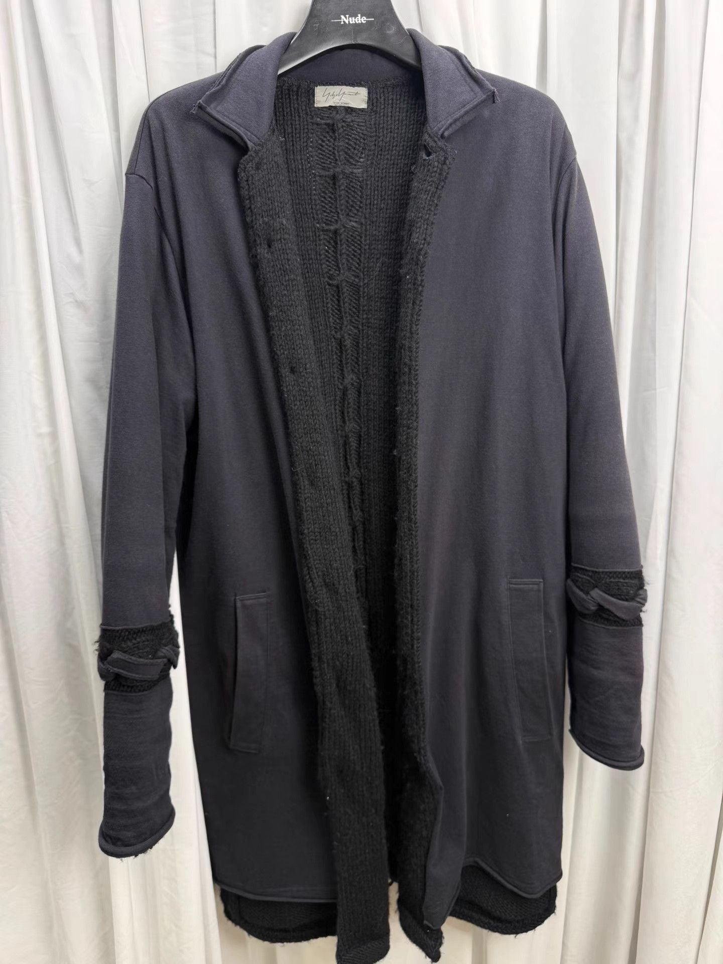 Yohji Yamamoto Yohji Yamamoto POUR HOMME Main Line Wool Lace-Up Coat K20 Size US L / EU 52-54 / 3 - 7 Thumbnail