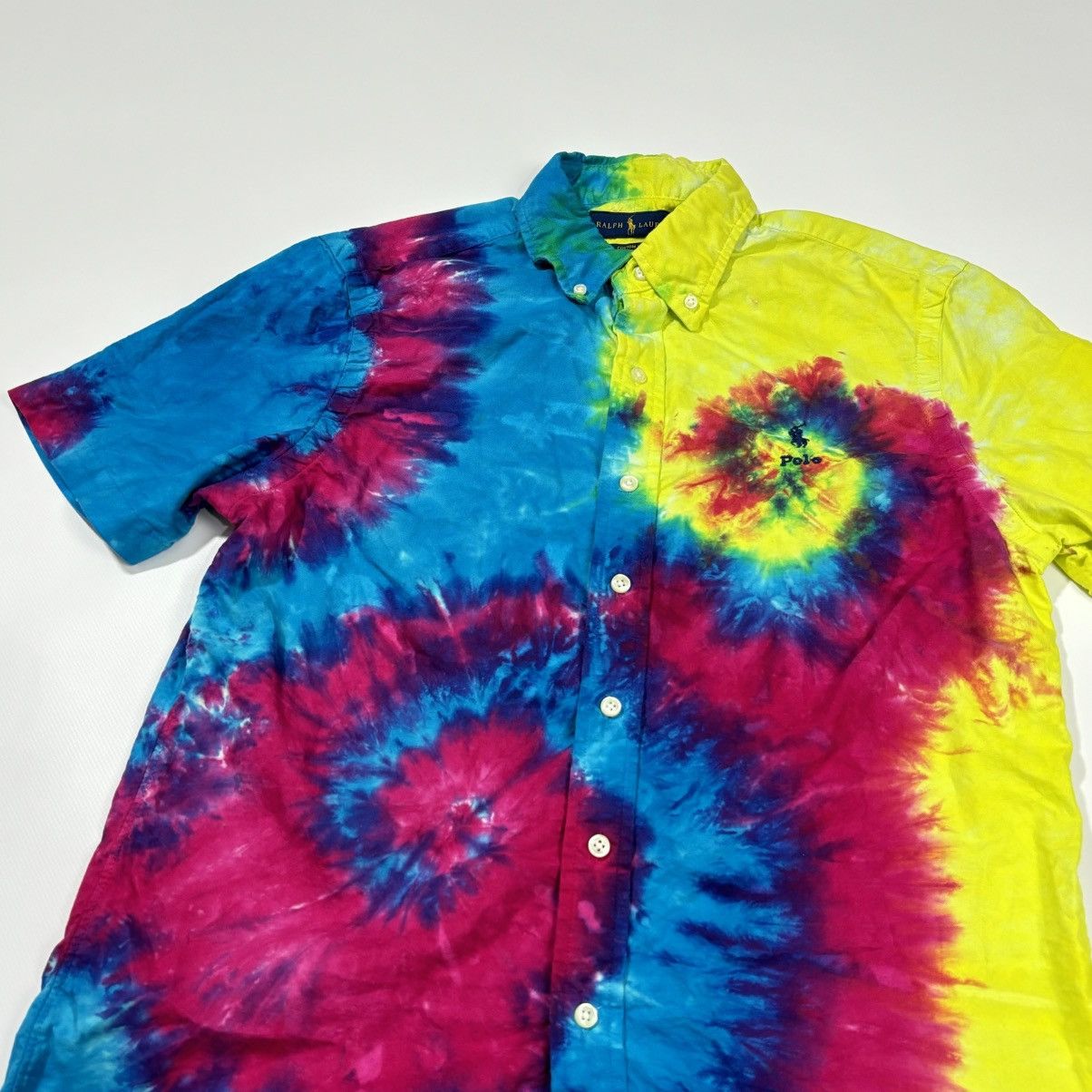 Polo Ralph Lauren Polo Ralph Lauren shirt custom fit medium multicolor rare Size US M / EU 48-50 / 2 - 2 Thumbnail